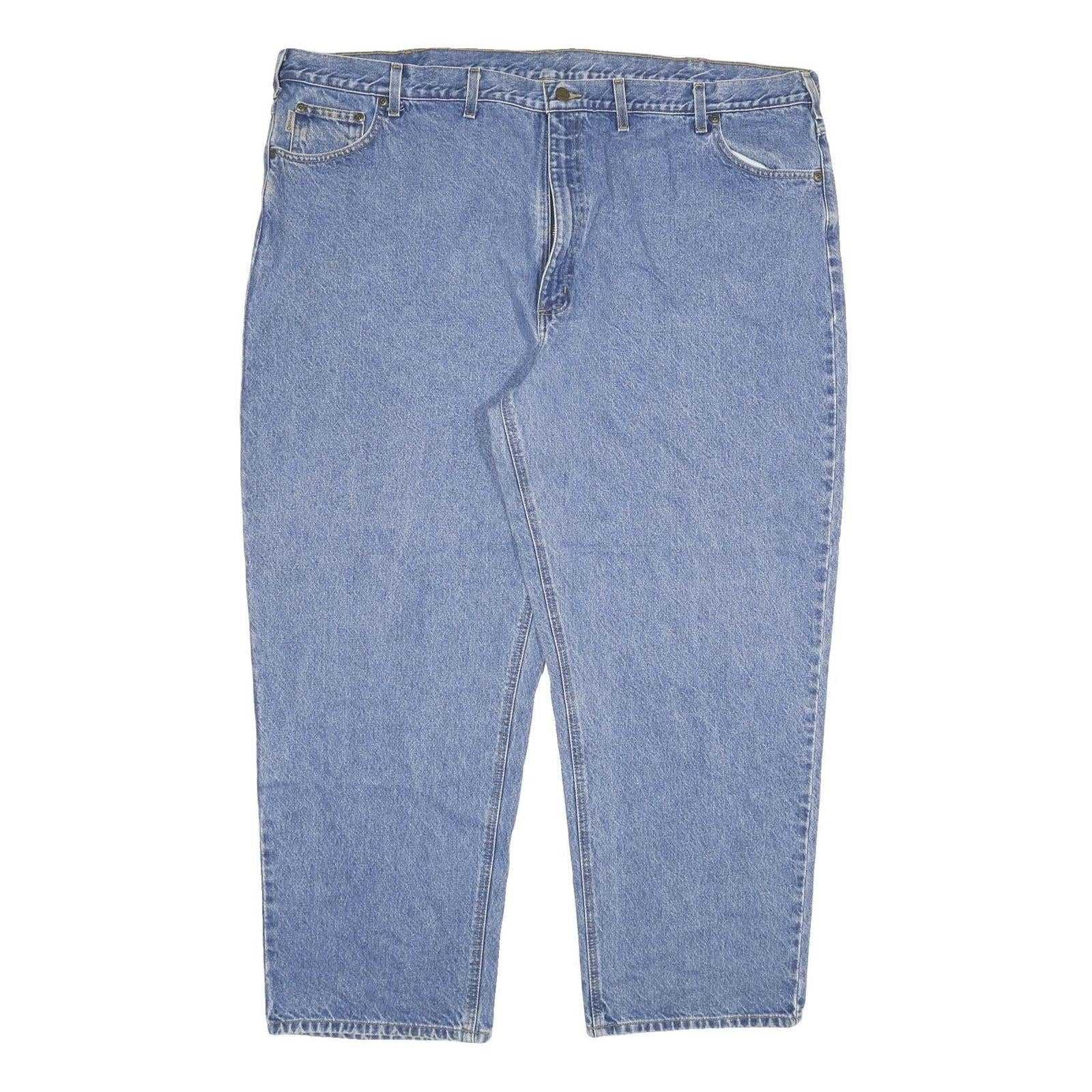 CARHARTT Mens Jeans Blue Relaxed Straight Denim Medium W52 L32 Workwear Refurbished - N/A refurbished available on Cerqular