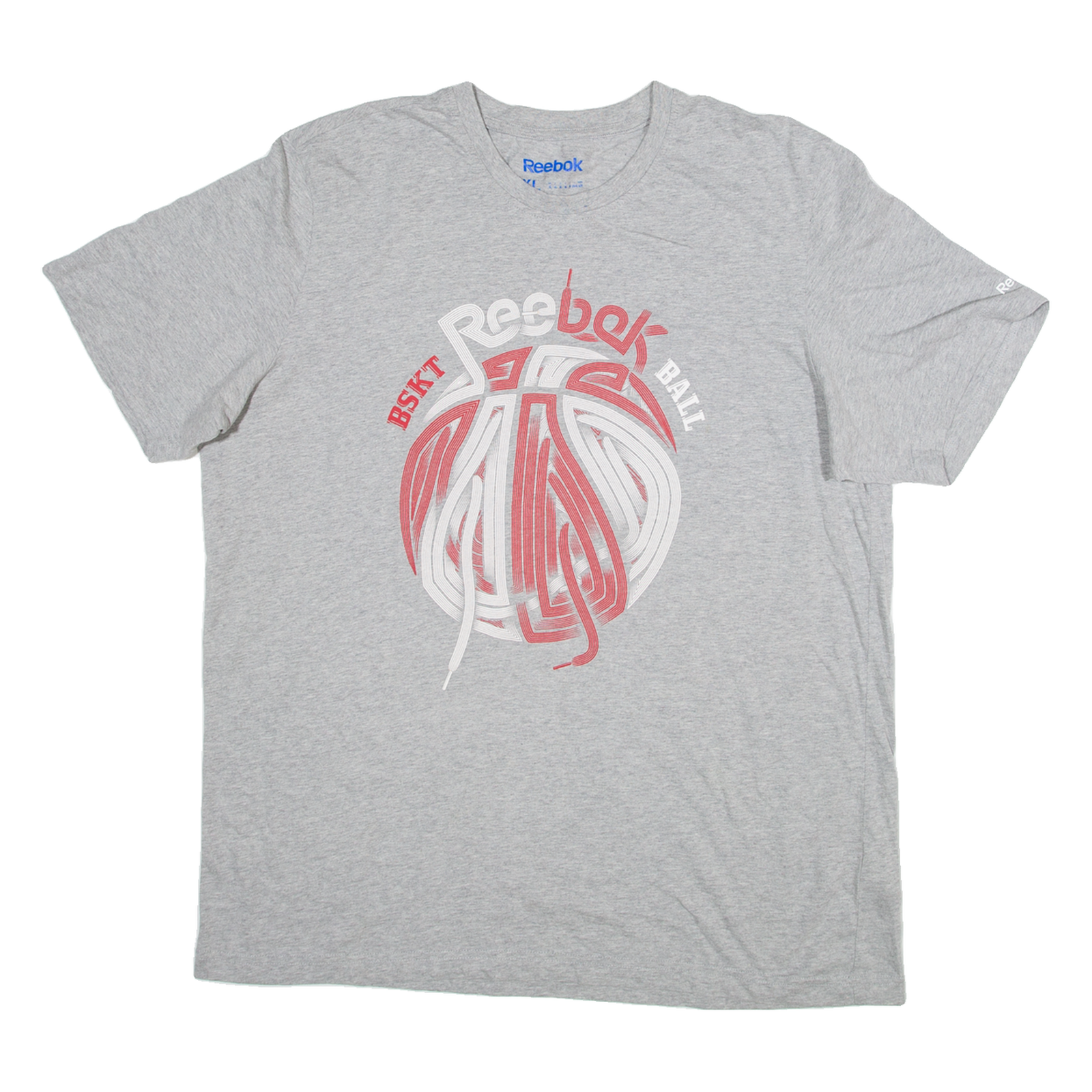 REEBOK Womens T-Shirt Grey XL Refurbished - N/A refurbished available on Cerqular