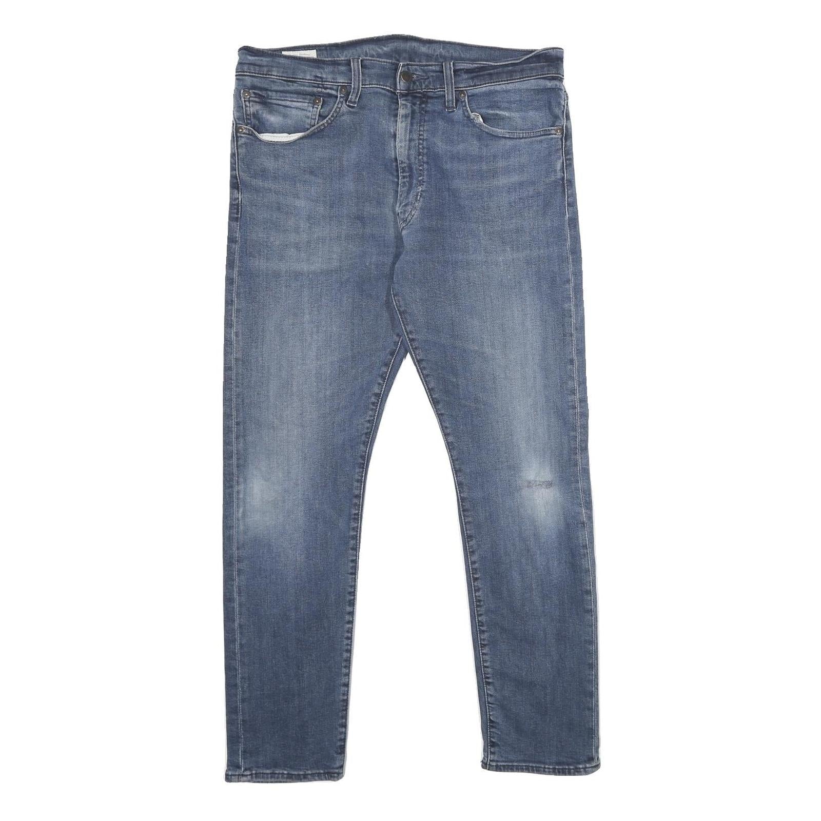 LEVI'S 512 Mens Jeans Blue Regular Slim Denim Medium W34 L27 Classic Zip Cotton Refurbished - N/A refurbished available on Cerqular