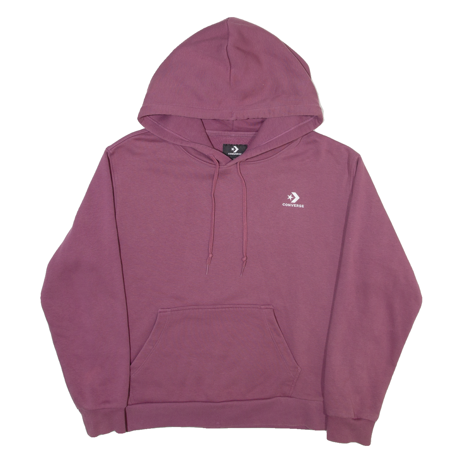 CONVERSE Womens Purple Hoodie L Refurbished - N/A refurbished available on Cerqular
