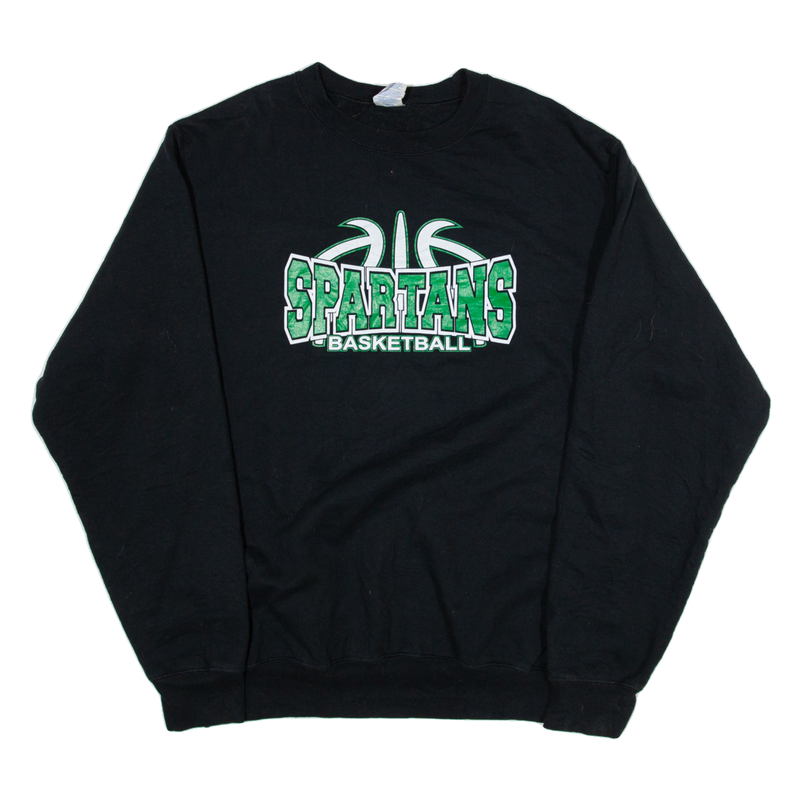 PORT COMPANY Spartans Basketball Mens Sweatshirt Black USA M Refurbished - N/A refurbished available on Cerqular