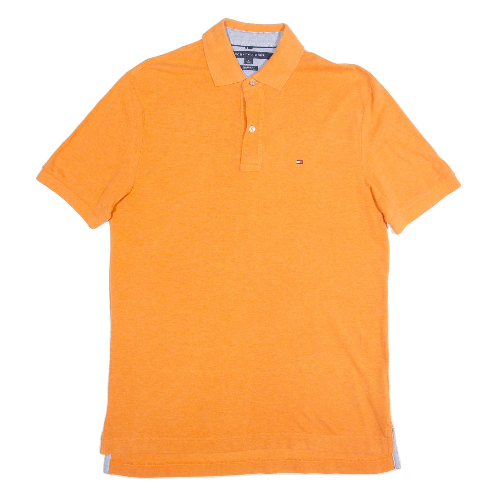 TOMMY HILFIGER Mens Polo Shirt Orange M Refurbished - N/A refurbished available on Cerqular