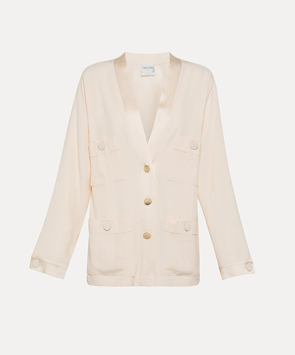 Jacket 12869_my Jacket Ivory | Color: IVORY | Size: 1-S Refurbished - N/A (I could not find a well-known brand with this name refurbished available on Cerqular