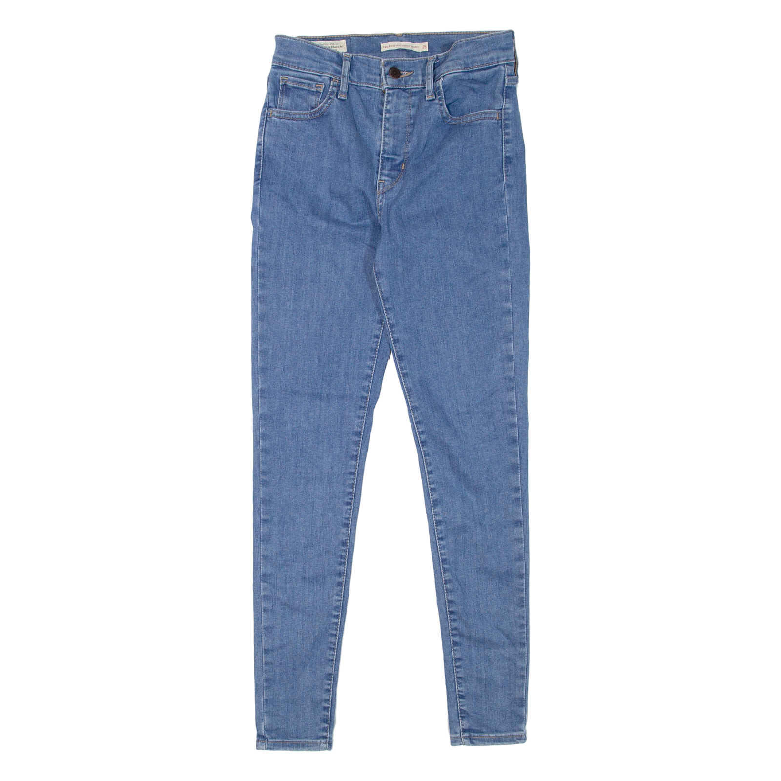 Buy LEVI'S 720 High Rise BIG E Womens Jeans Blue Slim Skinny W25 L28 Refurbished - $21.83 LEVI'S 720 High Rise BIG E Womens Jeans Blue Slim Skinny W25 L28 Refurbished - N/A refurbished available on Cerqular