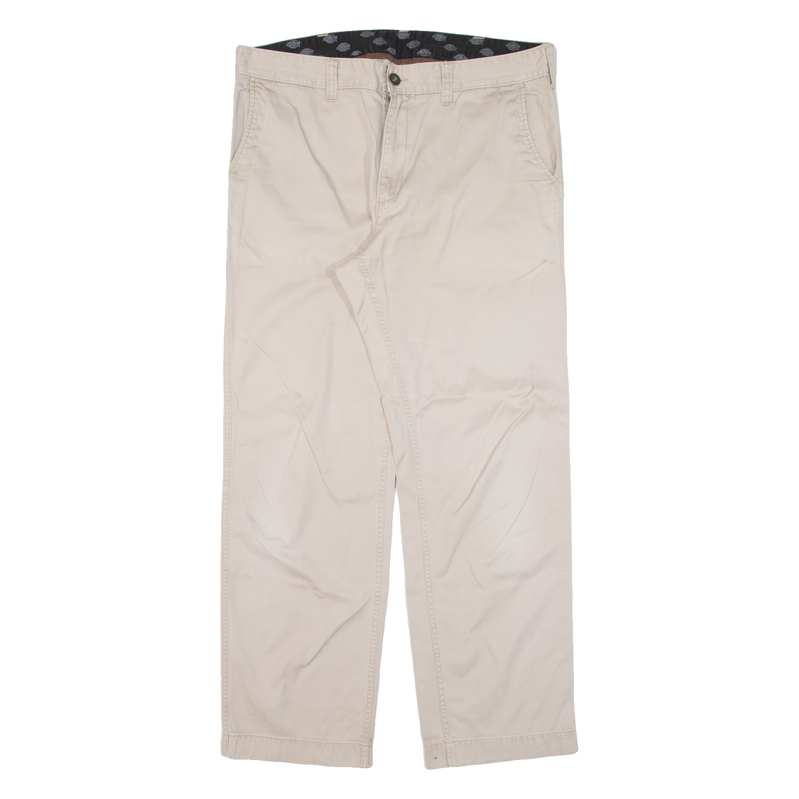 DICKIES Workwear Mens Trousers Beige Relaxed Straight W36 L30 Refurbished - N/A refurbished available on Cerqular