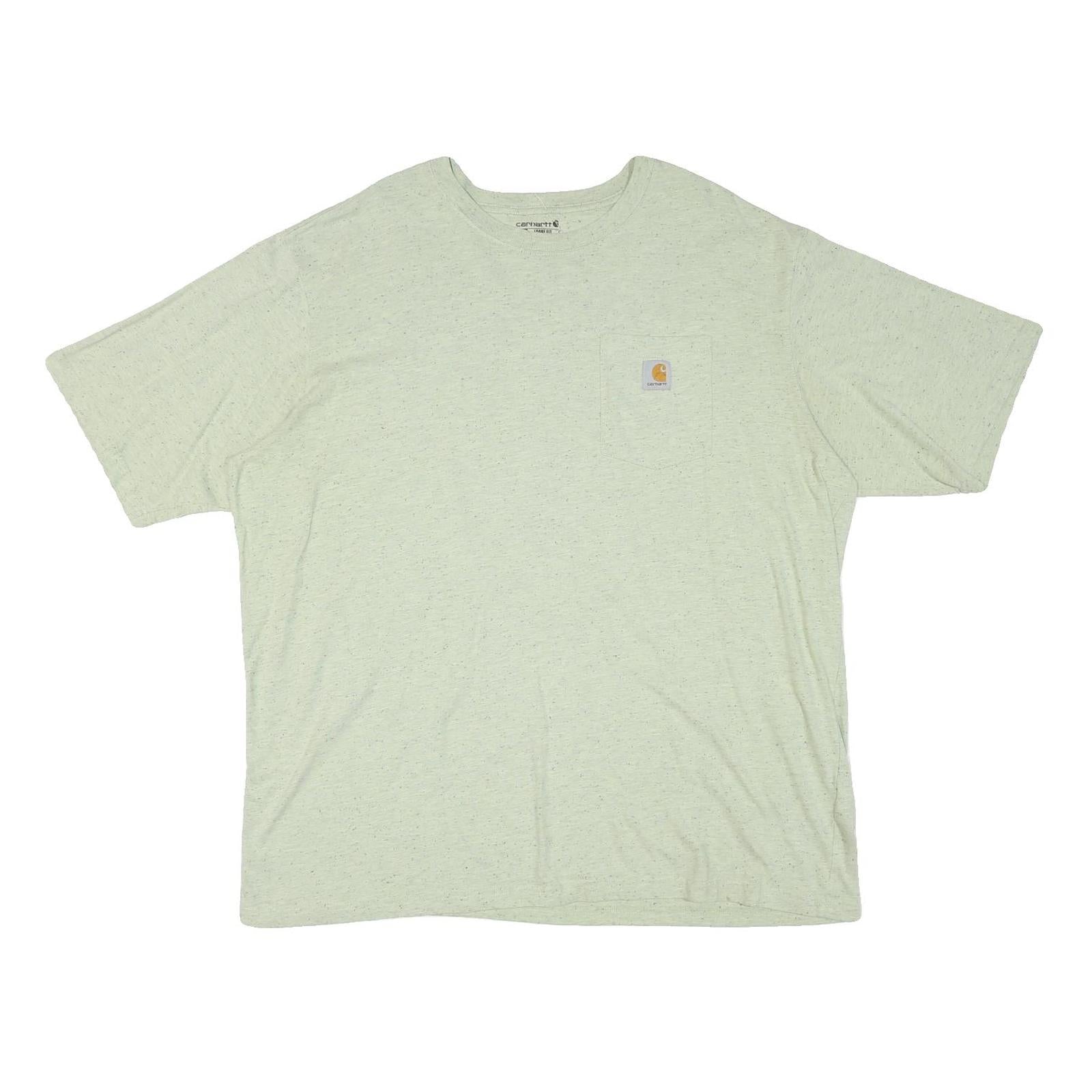 CARHARTT Mens Cream & Blue Pocket T-Shirt 2XL Short Sleeve Crew Neck Casual Refurbished - N/A refurbished available on Cerqular