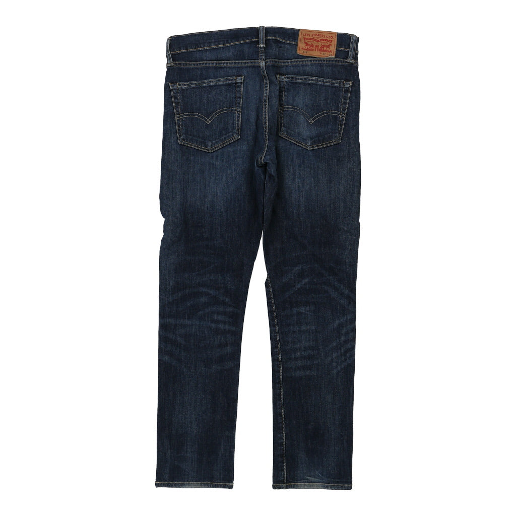 510 Levis Jeans - 32W UK 12 Dark Wash Cotton Refurbished - Thrifted (note: this is a term often used to describe second- refurbished available on Cerqular