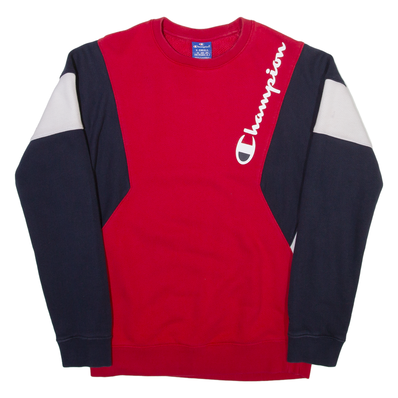 CHAMPION Mens Sweatshirt Red XS Refurbished - N/A refurbished available on Cerqular