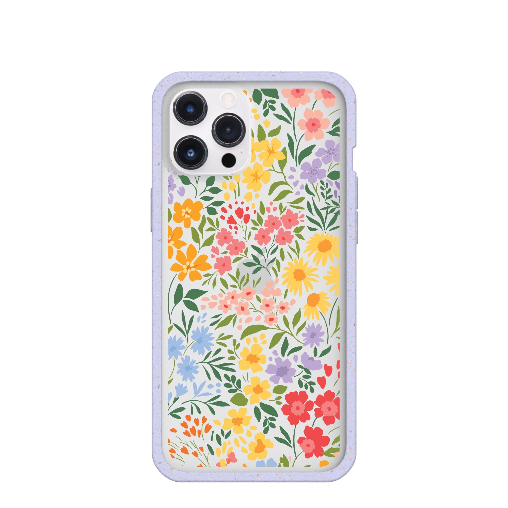 Clear Blooming Wild iPhone 12 Pro Max Case With Lavender Ridge Refurbished - Pela Case refurbished available on Cerqular