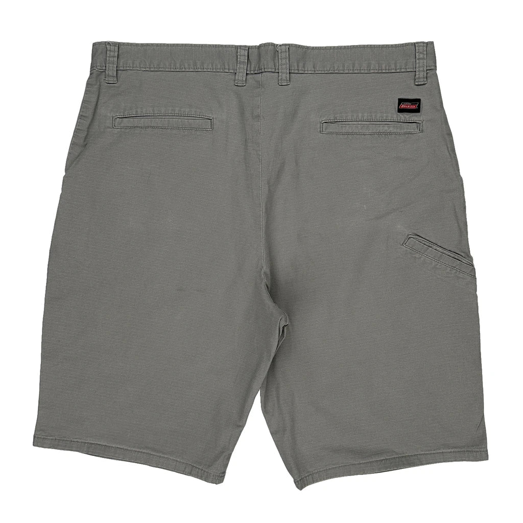 Dickies Chino Shorts - 32W 9L Grey Cotton Refurbished - Thrifted (note: this is a term often used to describe second- refurbished available on Cerqular