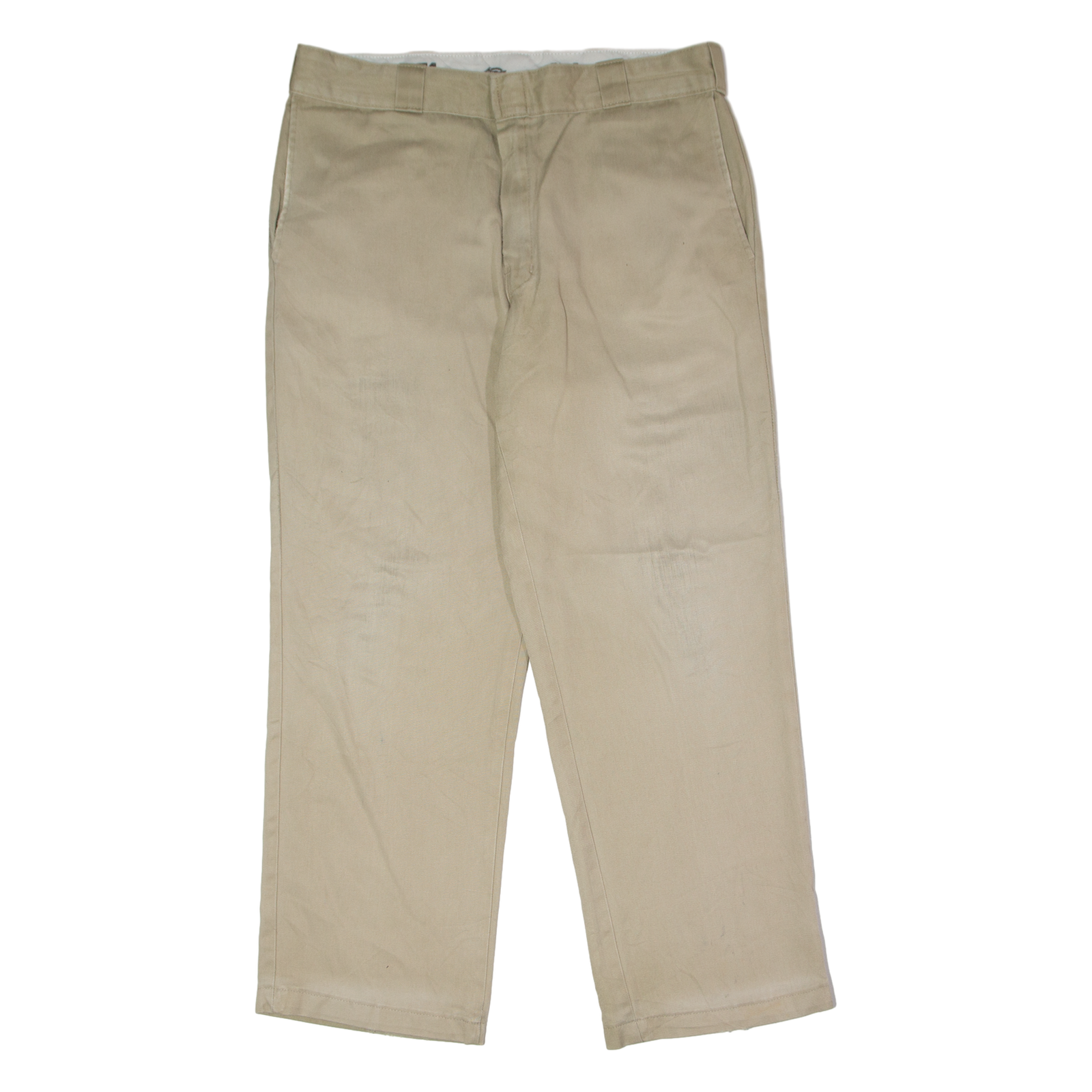 DICKIES 874 Workwear Mens Twill Trousers Beige Regular Straight W34 L30 Refurbished - N/A refurbished available on Cerqular