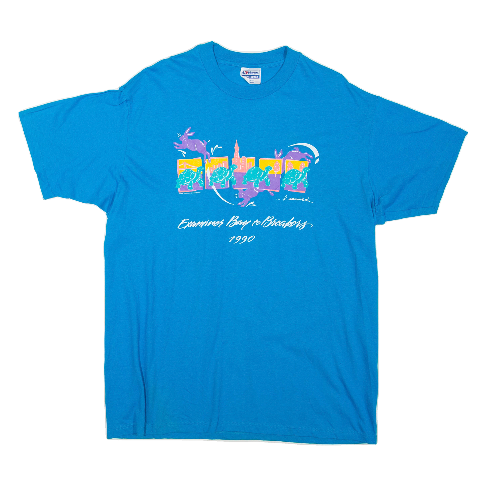 Buy HANES Examiner Bay To Breakers Mens T-Shirt Blue XL Refurbished - $12.99 HANES Examiner Bay To Breakers Mens T-Shirt Blue XL Refurbished - N/A refurbished available on Cerqular