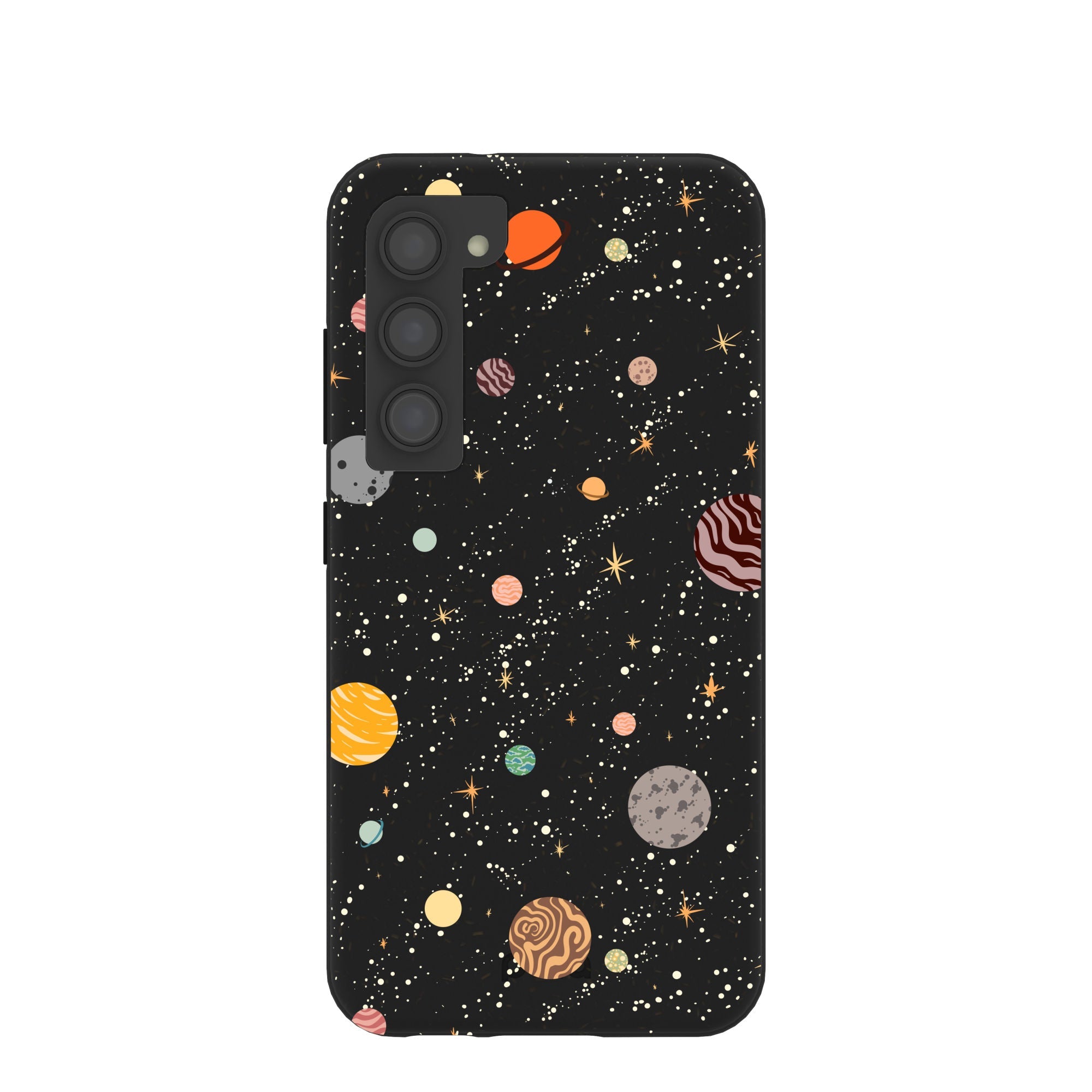 Black Galactic Glow Samsung Galaxy S23 Case Refurbished - Pela Case refurbished available on Cerqular