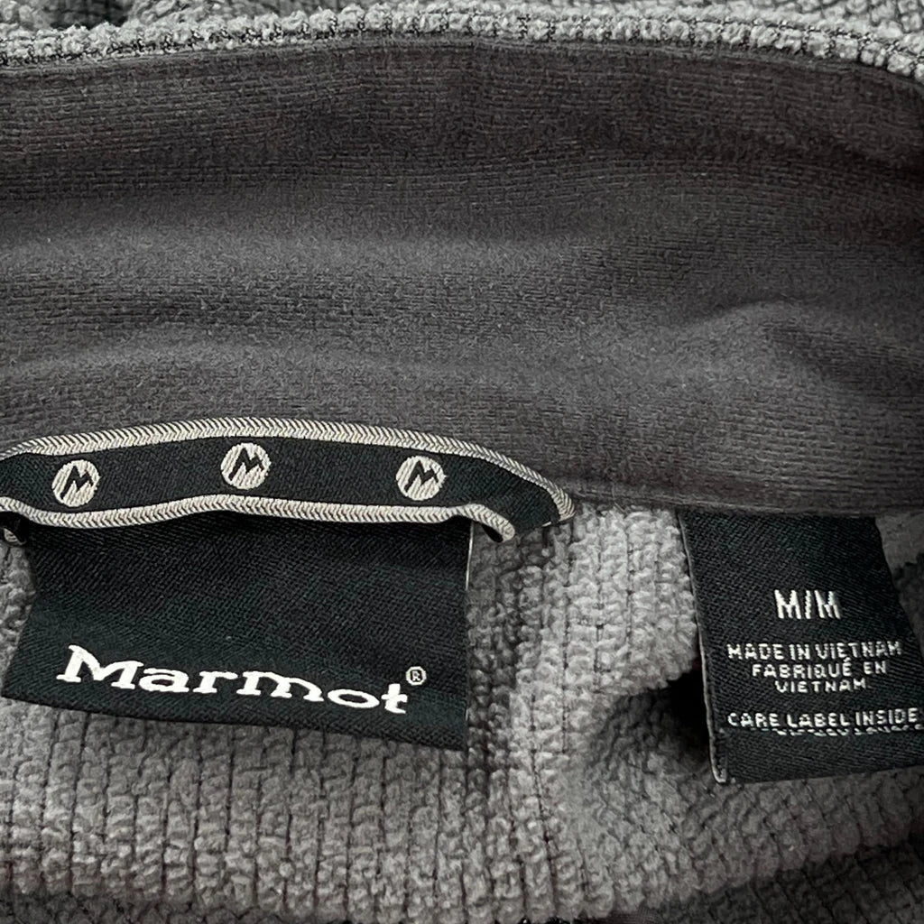 Marmot Fleece - Medium Grey Polyester Refurbished - Thrifted (note: this is a term often used to describe second- refurbished available on Cerqular