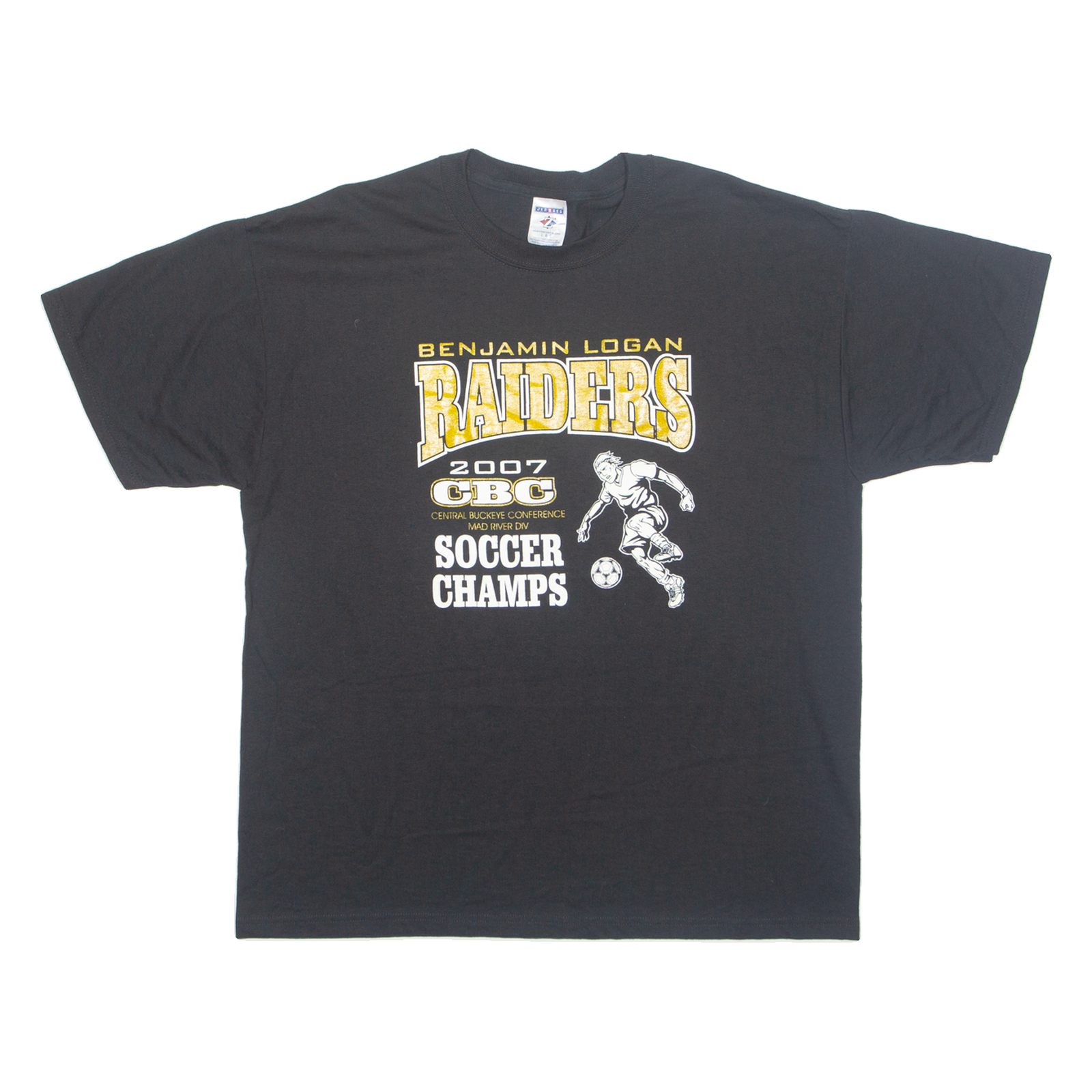 JERZEES Benjamin Logan Raiders 2007 CBC Mens T-Shirt Black USA L Refurbished - N/A refurbished available on Cerqular