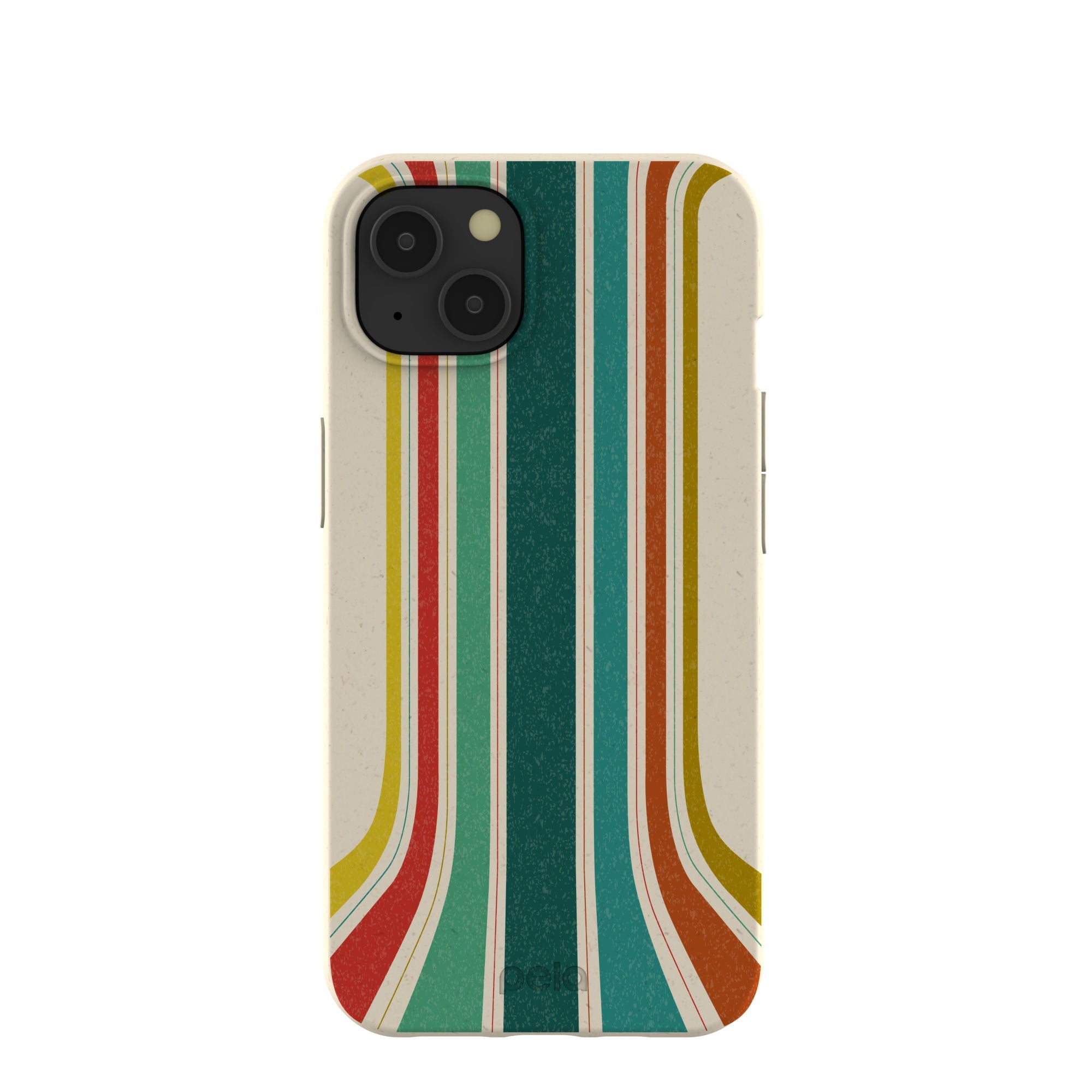 London Fog Retro Lines iPhone 13 Case Refurbished - Pela Case refurbished available on Cerqular