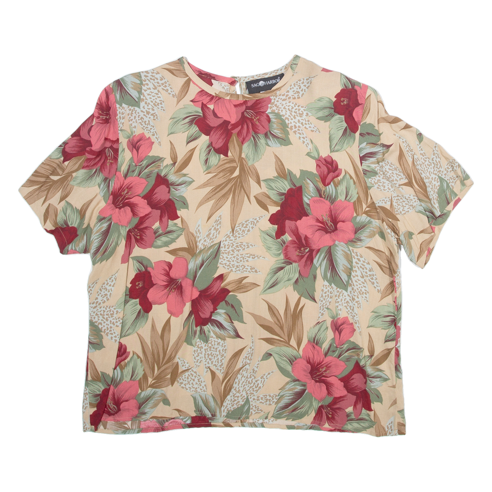 Buy SAG HARBOR Womens Printed Blouse Brown Floral L Refurbished - $16.89 SAG HARBOR Womens Printed Blouse Brown Floral L Refurbished - N/A refurbished available on Cerqular