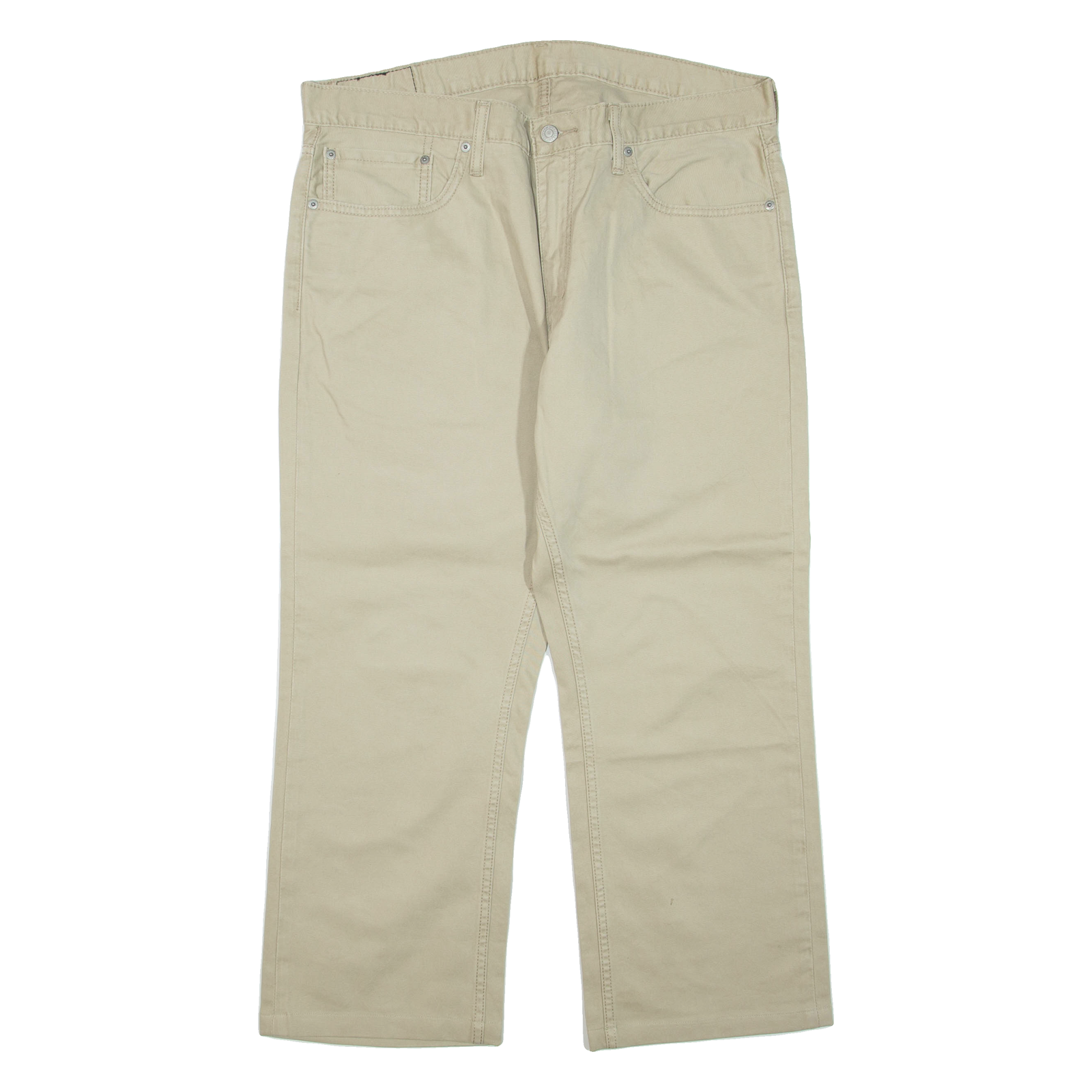 LEVI'S 559 Mens Trousers Beige Regular Straight W36 L26 Refurbished - N/A refurbished available on Cerqular