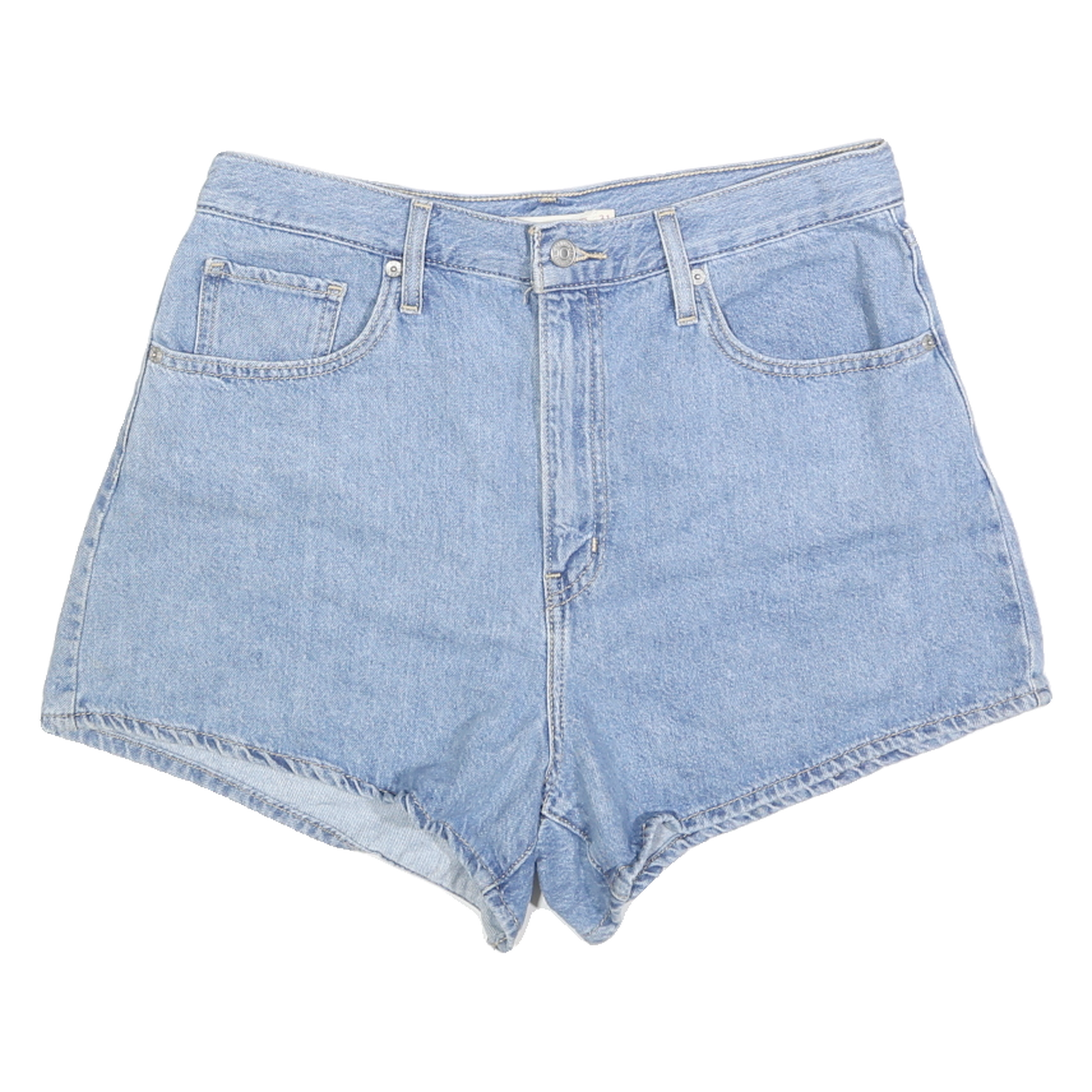LEVI'S Womens Denim Blue Casual Shorts M W31 Classic Five-Pocket Cotton Refurbished - N/A refurbished available on Cerqular