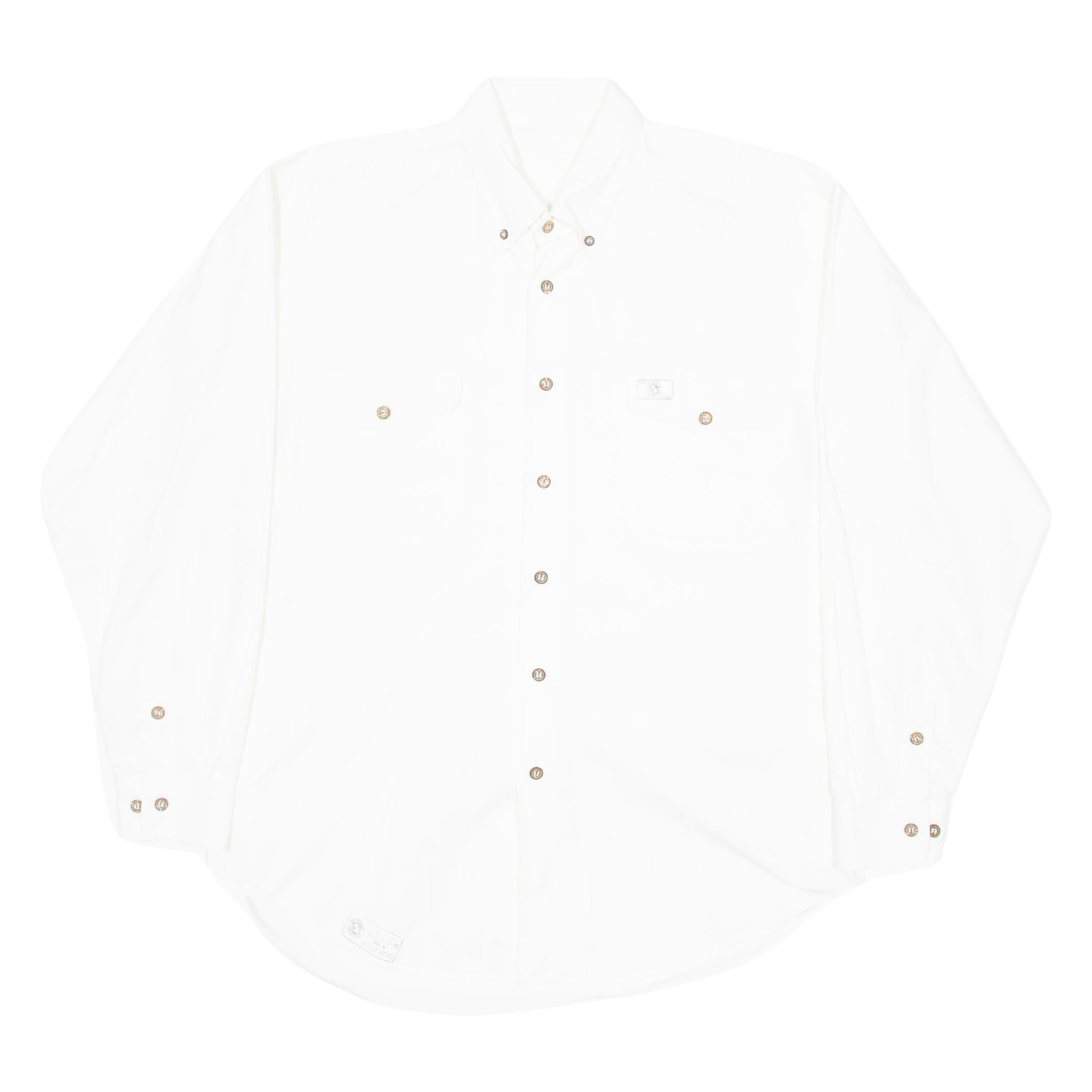 THE EARTH COLLECTION Mens Formal Shirt White Long Sleeve M Refurbished - N/A refurbished available on Cerqular