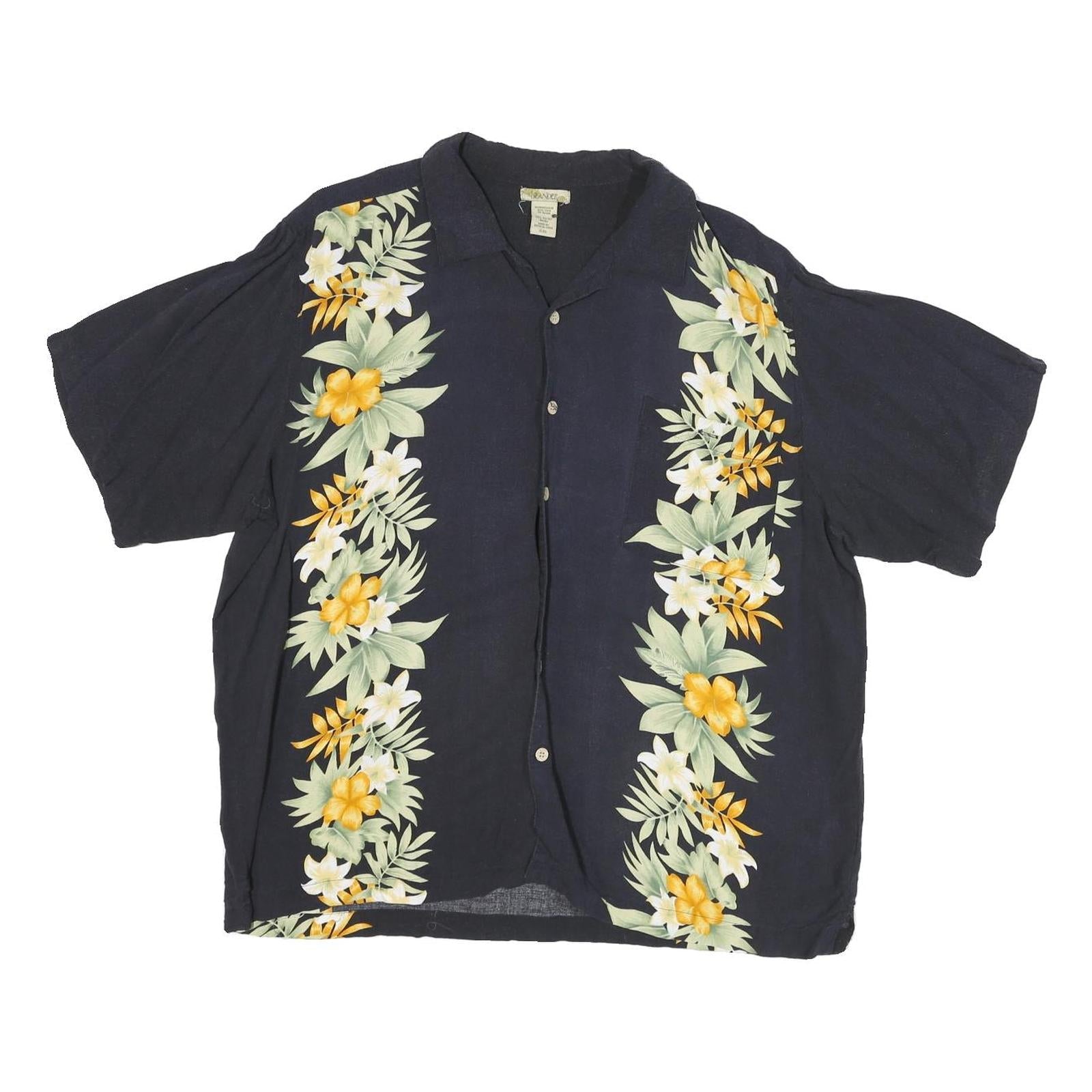 Buy ISLANDER Mens Navy Blue Hawaiian Rayon Shirt XL Floral Tropical Summer Beach Refurbished - $19.49 ISLANDER Mens Navy Blue Hawaiian Rayon Shirt XL Floral Tropical Summer Beach Refurbished - N/A refurbished available on Cerqular