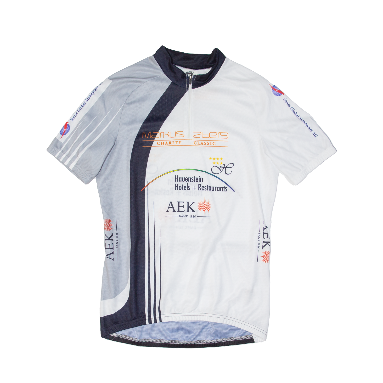 Cycling Mens Jersey White 1/4 Zip M Refurbished - N/A refurbished available on Cerqular
