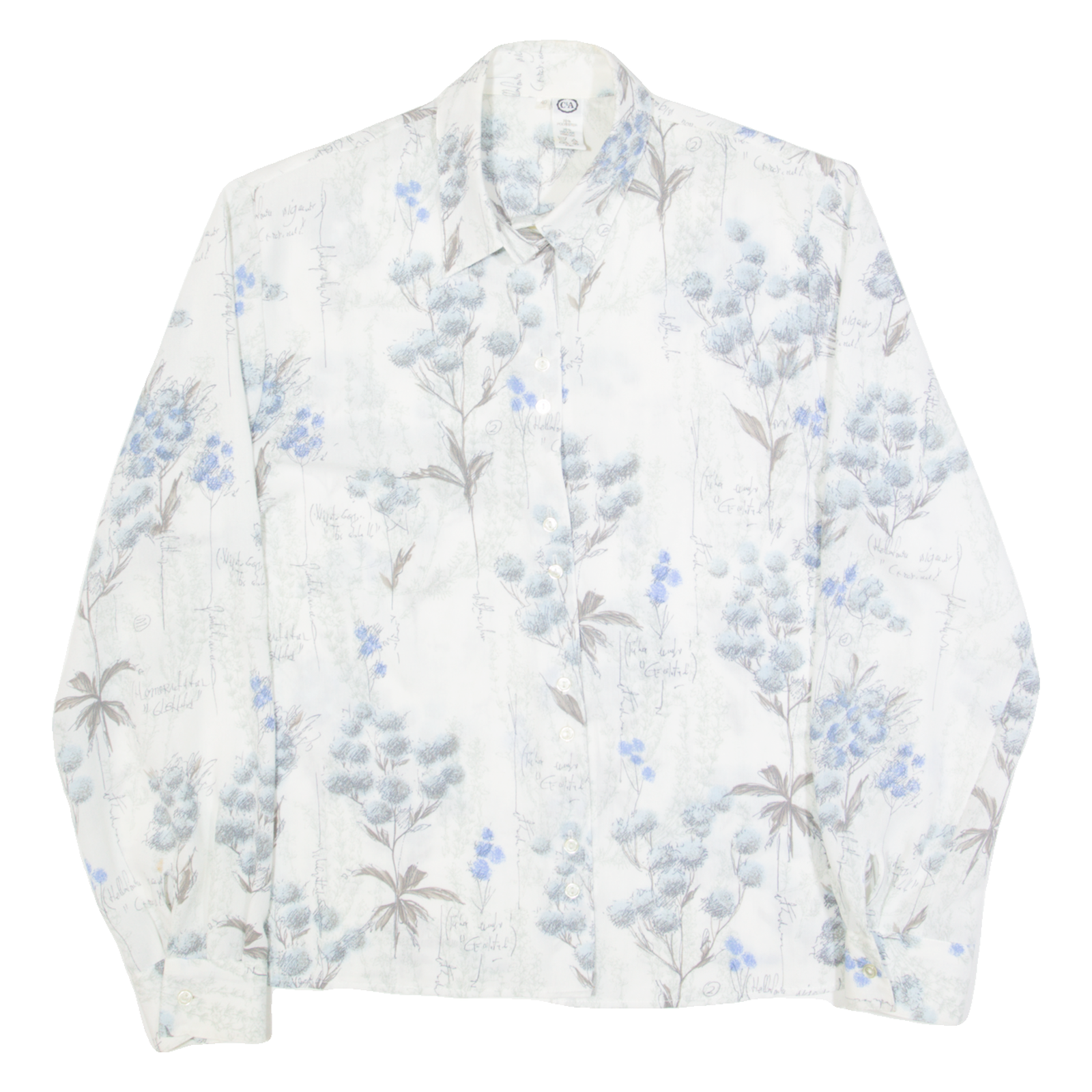 C&A Womens Shirt Cream Floral Long Sleeve M Refurbished - N/A refurbished available on Cerqular