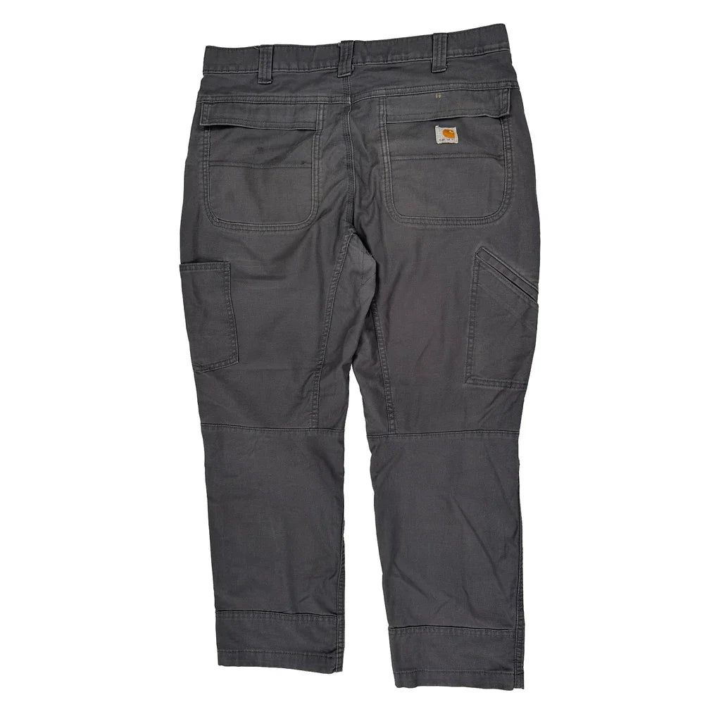 Carhartt Cargo Trousers - 36W 30L Grey Cotton Refurbished - Thrifted (note: this is a term often used to describe second- refurbished available on Cerqular