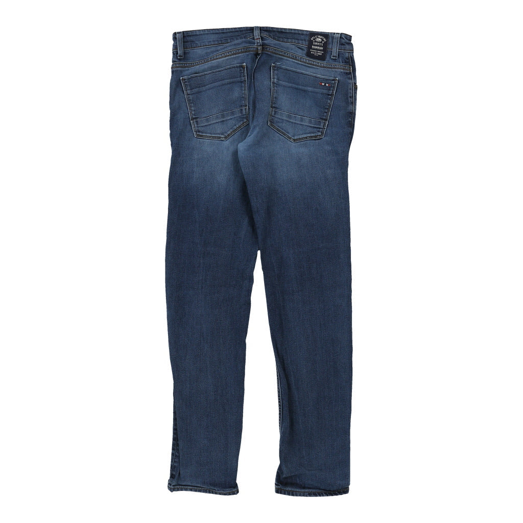 Napapijri Skinny Jeans - 34W UK 12 Blue Cotton Refurbished - Thrifted (note: this is a term often used to describe second- refurbished available on Cerqular