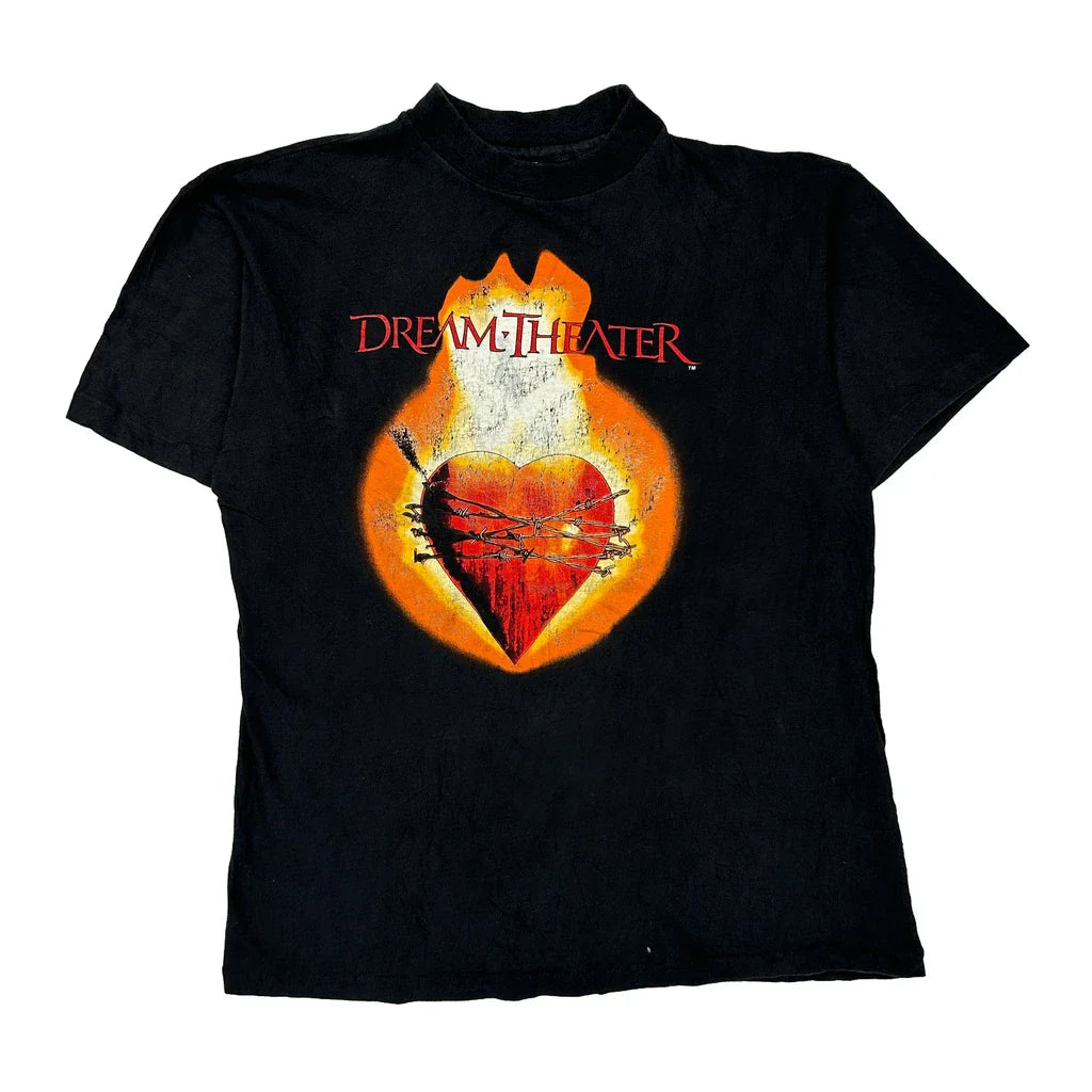 Dream Theater Images And Words Sjm Single Stitch T-Shirt - XL Black Cotton Refurbished - Thrifted (note: this is a term often used to describe second- refurbished available on Cerqular