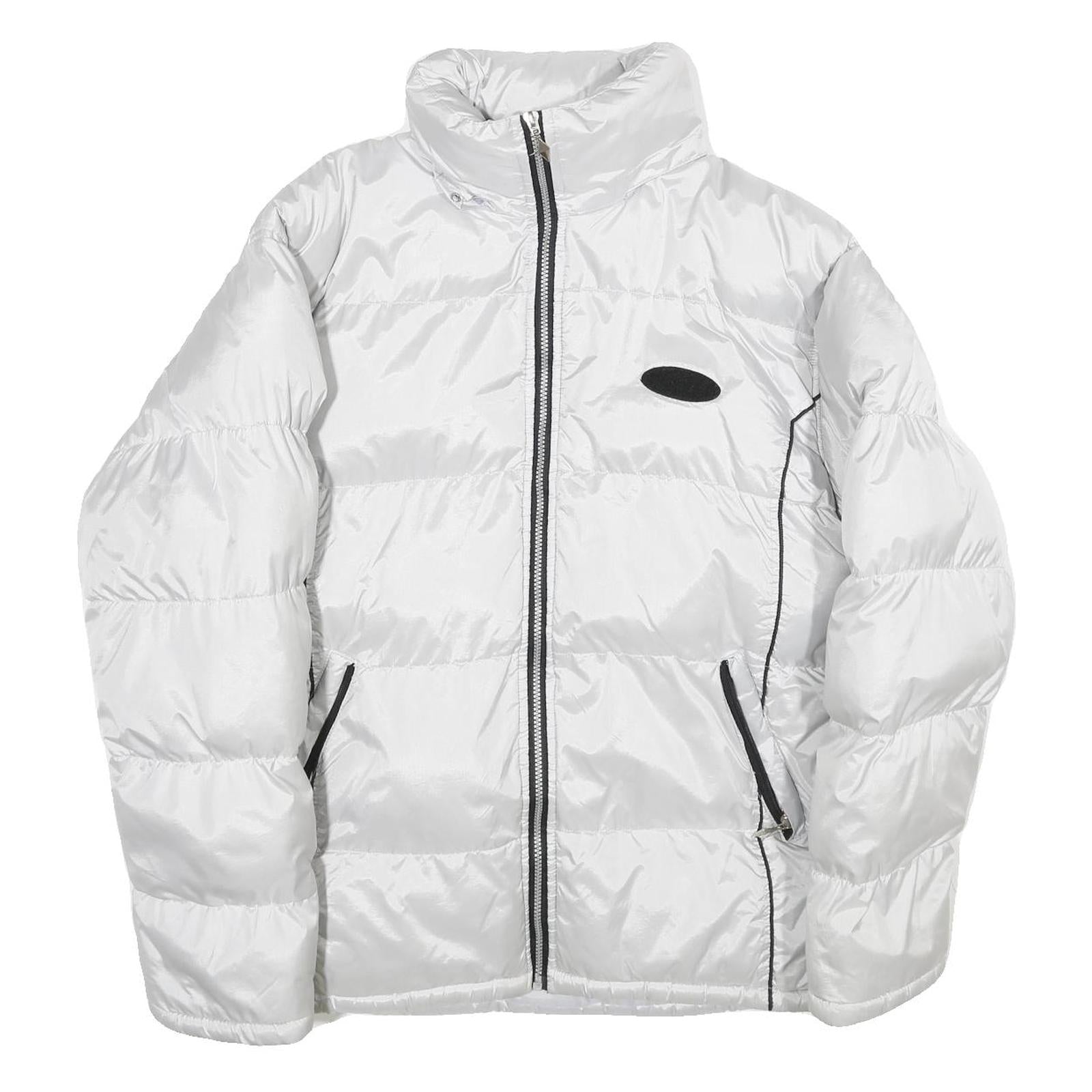 Buy SPORT Womens White Nylon Puffer Jacket 2XL Zip Outdoor Casual Warm Refurbished - $51.99 SPORT Womens White Nylon Puffer Jacket 2XL Zip Outdoor Casual Warm Refurbished - N/A refurbished available on Cerqular