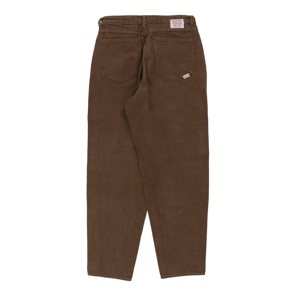 Benetton Jeans - 28W UK 10 Brown Cotton Refurbished - Thrifted (note: this is a term often used to describe second- refurbished available on Cerqular
