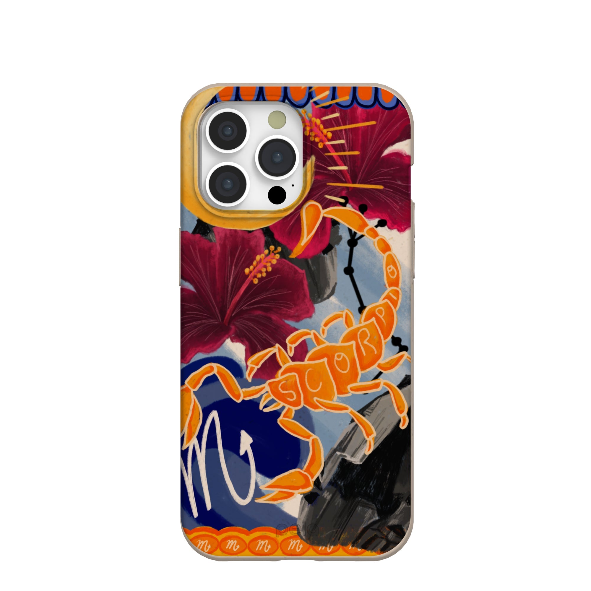 Seashell Scorpio Scorpion iPhone 15 Pro Max Case Refurbished - Pela Case refurbished available on Cerqular