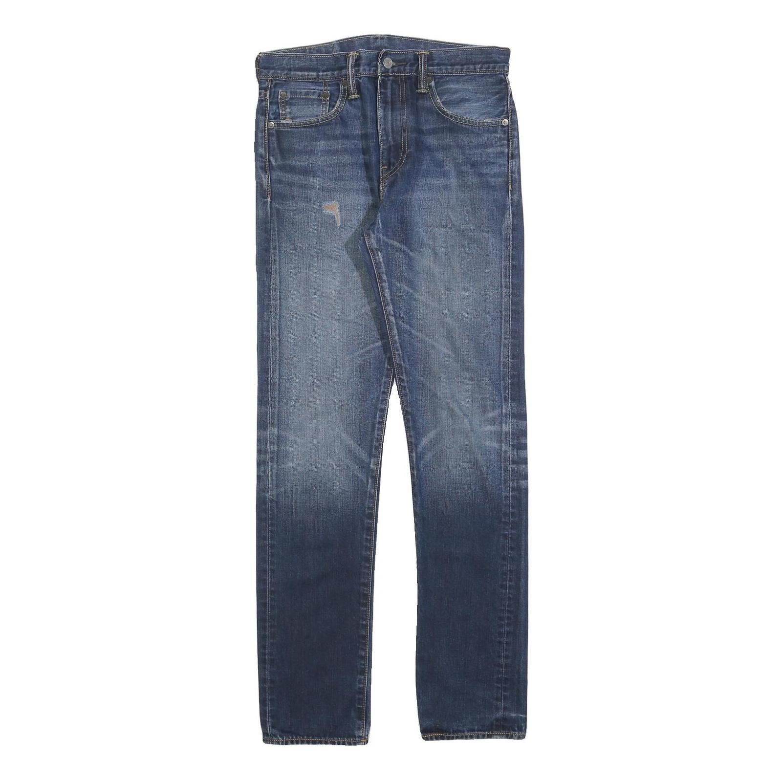 LEVI'S 522 Mens Jeans Blue Slim Skinny Denim Medium W29 L34 Zip Closure Refurbished - N/A refurbished available on Cerqular