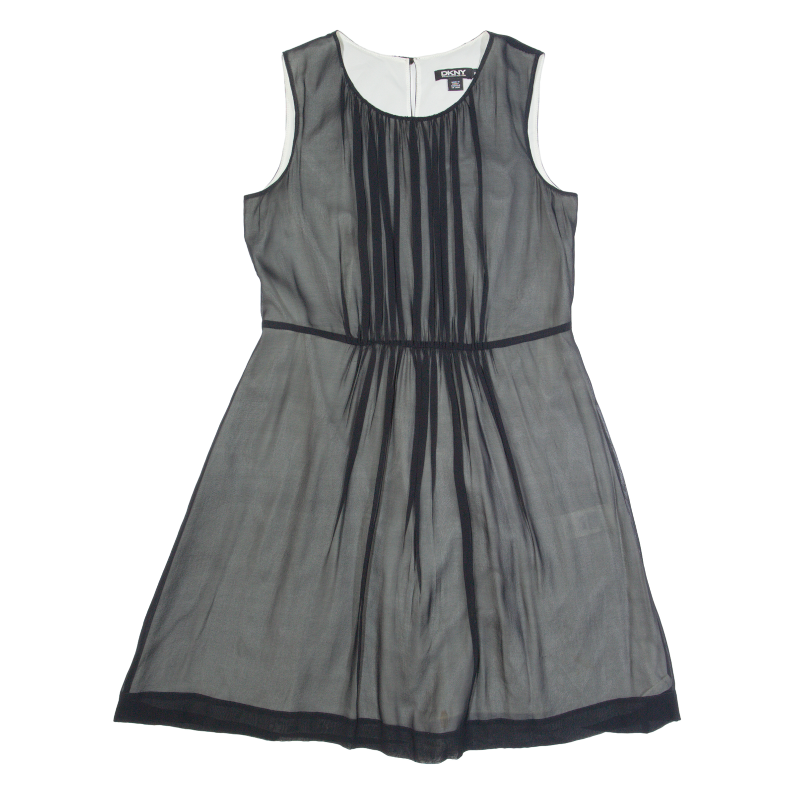 GUESS Womens A-Line Dress Black Silk Sleeveless Knee Length S Refurbished - N/A refurbished available on Cerqular