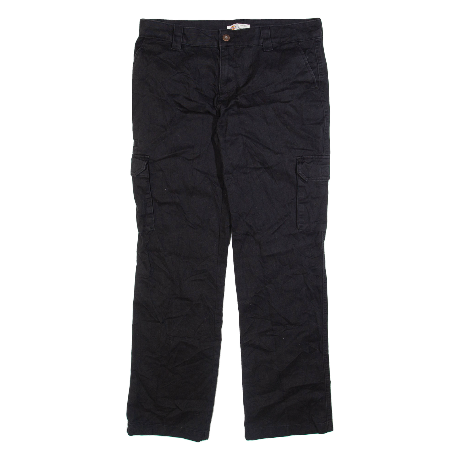 DICKIES Cargo Womens Trousers Black Relaxed Straight W32 L31 Refurbished - N/A refurbished available on Cerqular