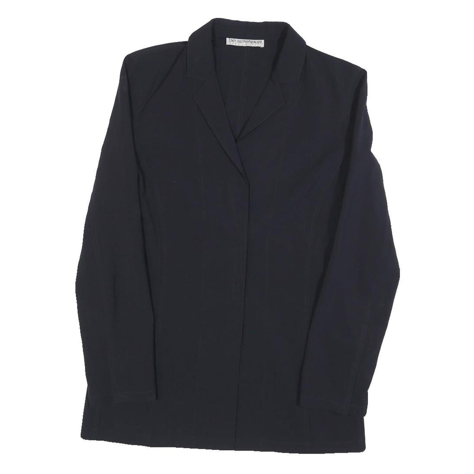 Buy EMPORIO ARMANI Womens Black Wool Blend Jacket M Button Closure Classic Tailored Refurbished - $74.09 EMPORIO ARMANI Womens Black Wool Blend Jacket M Button Closure Classic Tailored Refurbished - N/A refurbished available on Cerqular