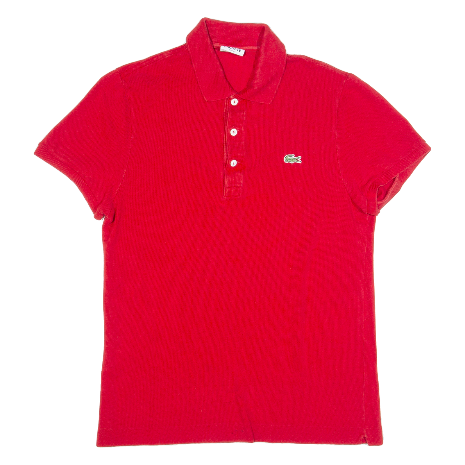 LACOSTE Slim Fit Mens Polo Shirt Red S Refurbished - N/A refurbished available on Cerqular