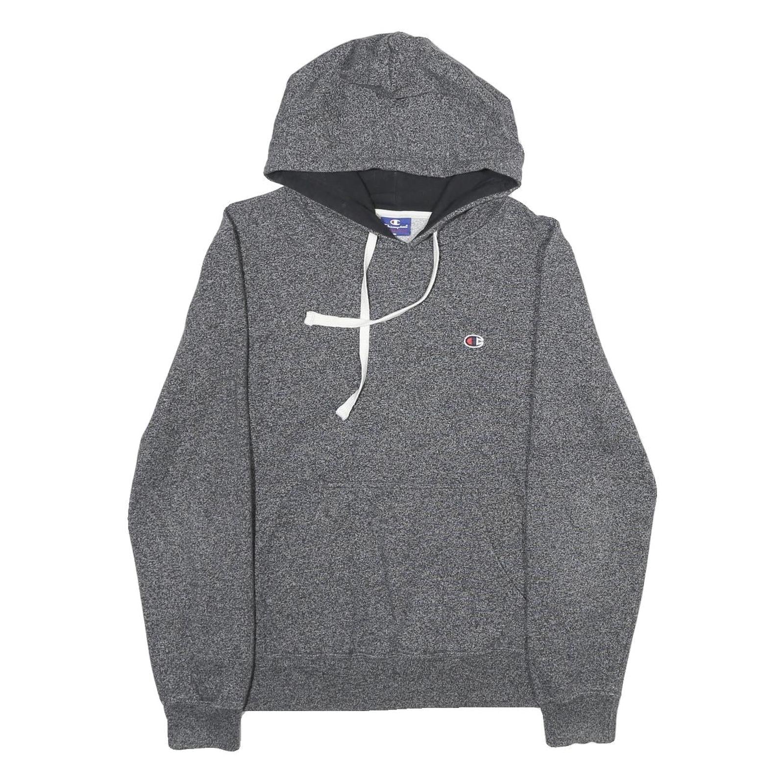 CHAMPION Mens Grey Pullover Hoodie M Cotton Blend Drawstring Casual Wear Refurbished - N/A refurbished available on Cerqular