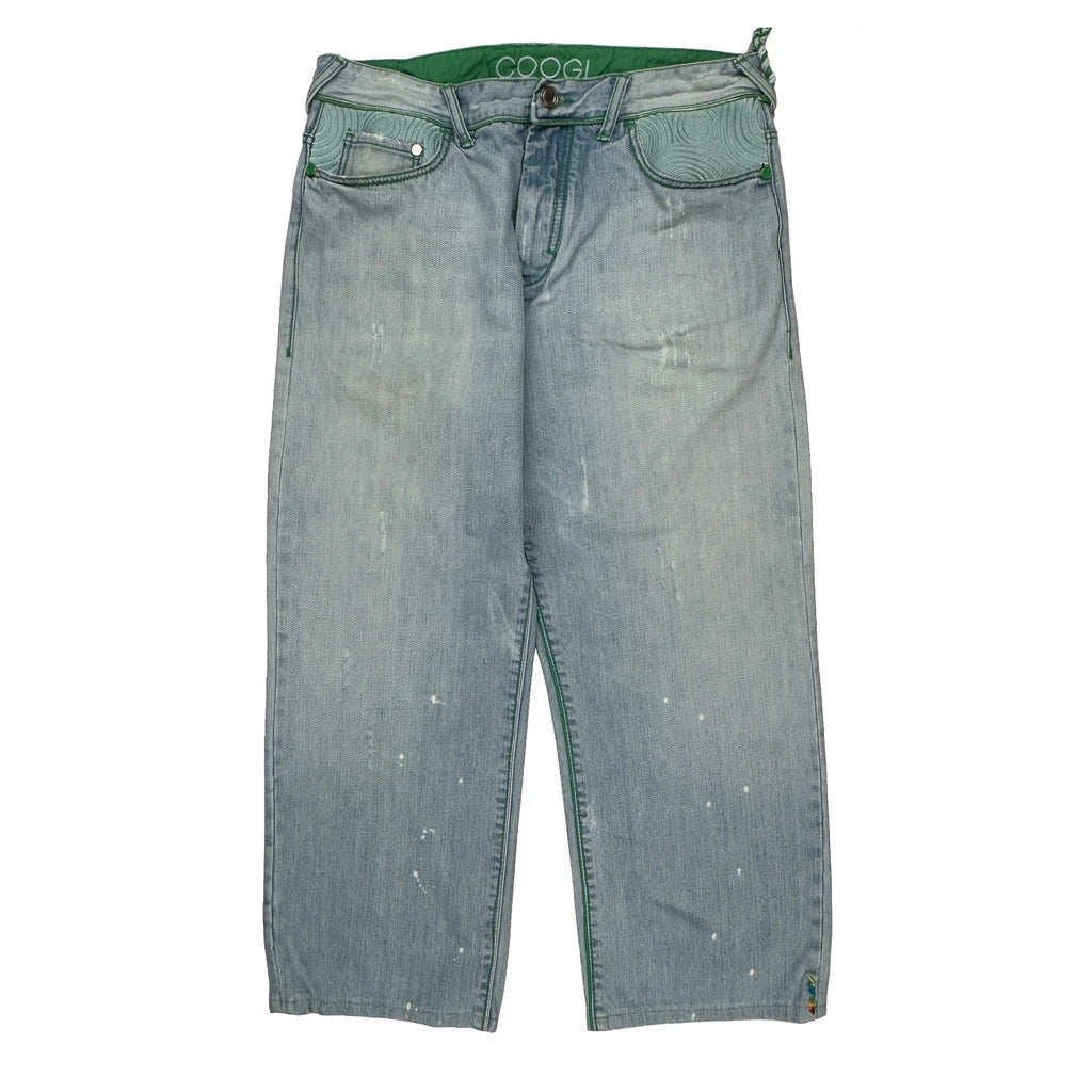 Coogi Jeans - 36W 34L Light Wash Denim Refurbished - Thrifted (note: this is a term often used to describe second- refurbished available on Cerqular