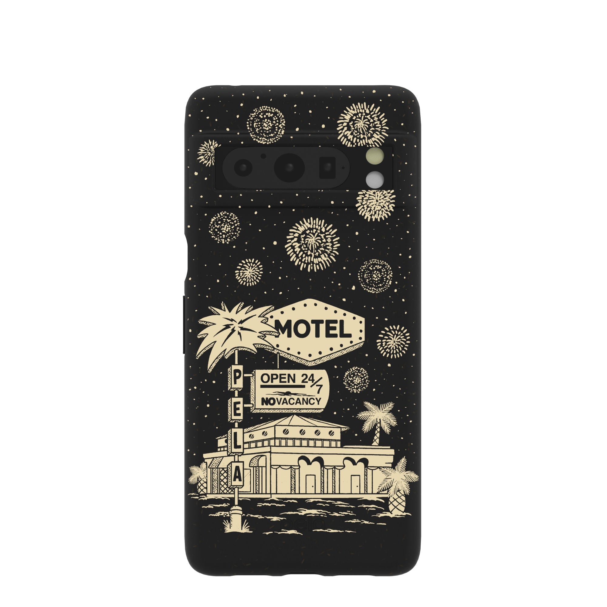 Buy Black Motel Pela Google Pixel 8 Pro Case Refurbished - $80.00 Black Motel Pela Google Pixel 8 Pro Case Refurbished - Pela Case refurbished available on Cerqular