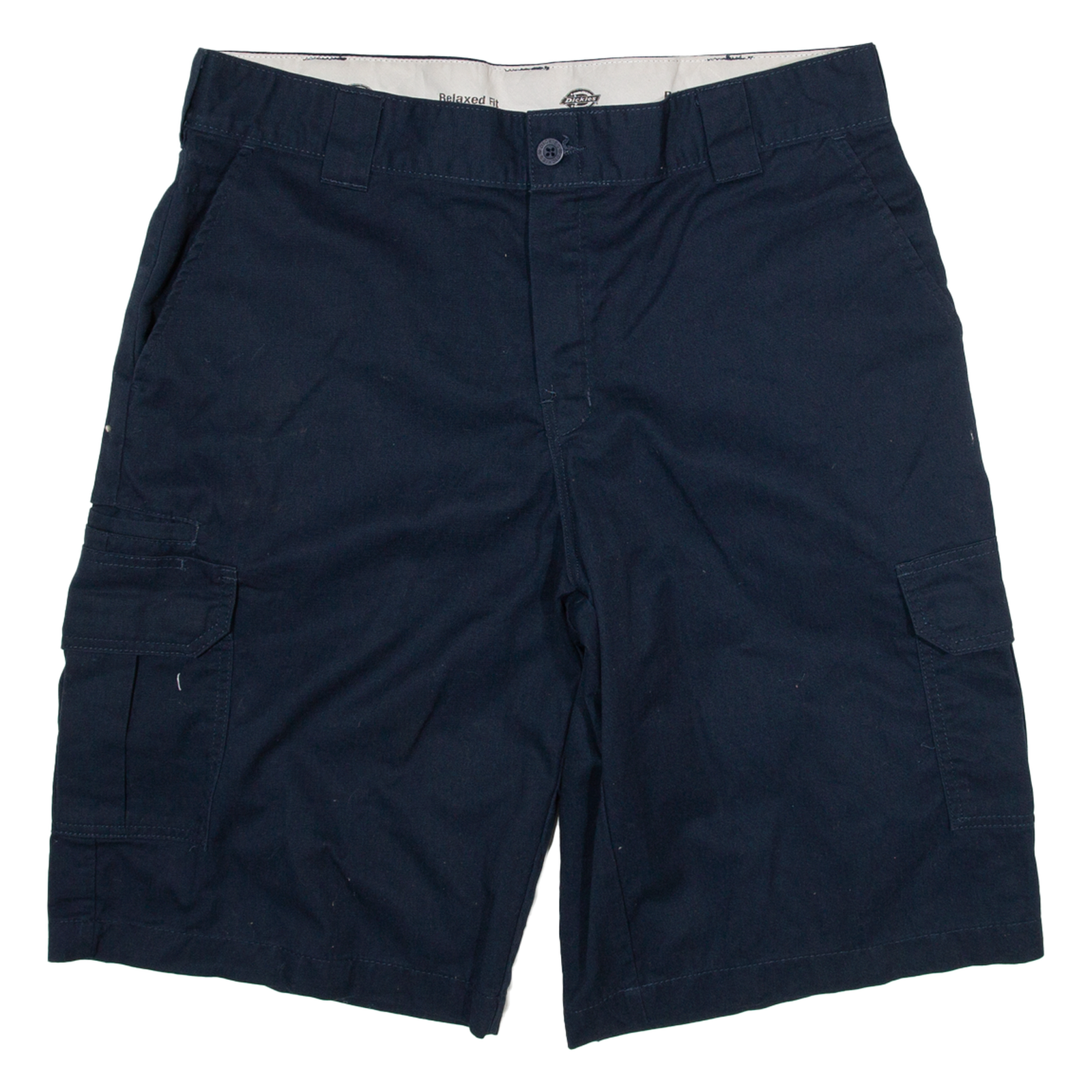 DICKIES Mens Cargo Shorts Blue Relaxed L W36 Refurbished - N/A refurbished available on Cerqular