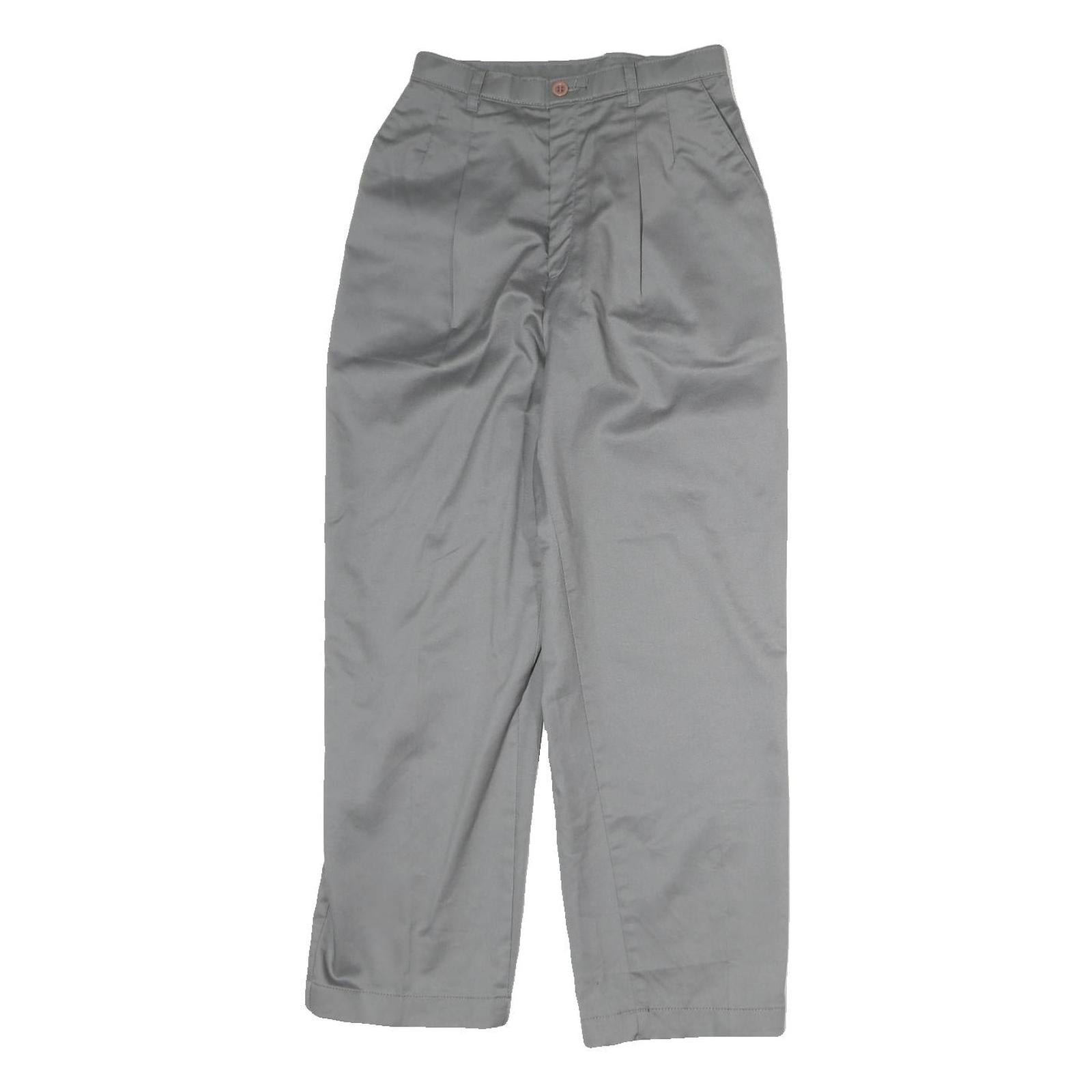 LEVI'S Womens Cotton Blend Grey Regular Straight Trousers W24 L25 Casual Smart Refurbished - N/A refurbished available on Cerqular