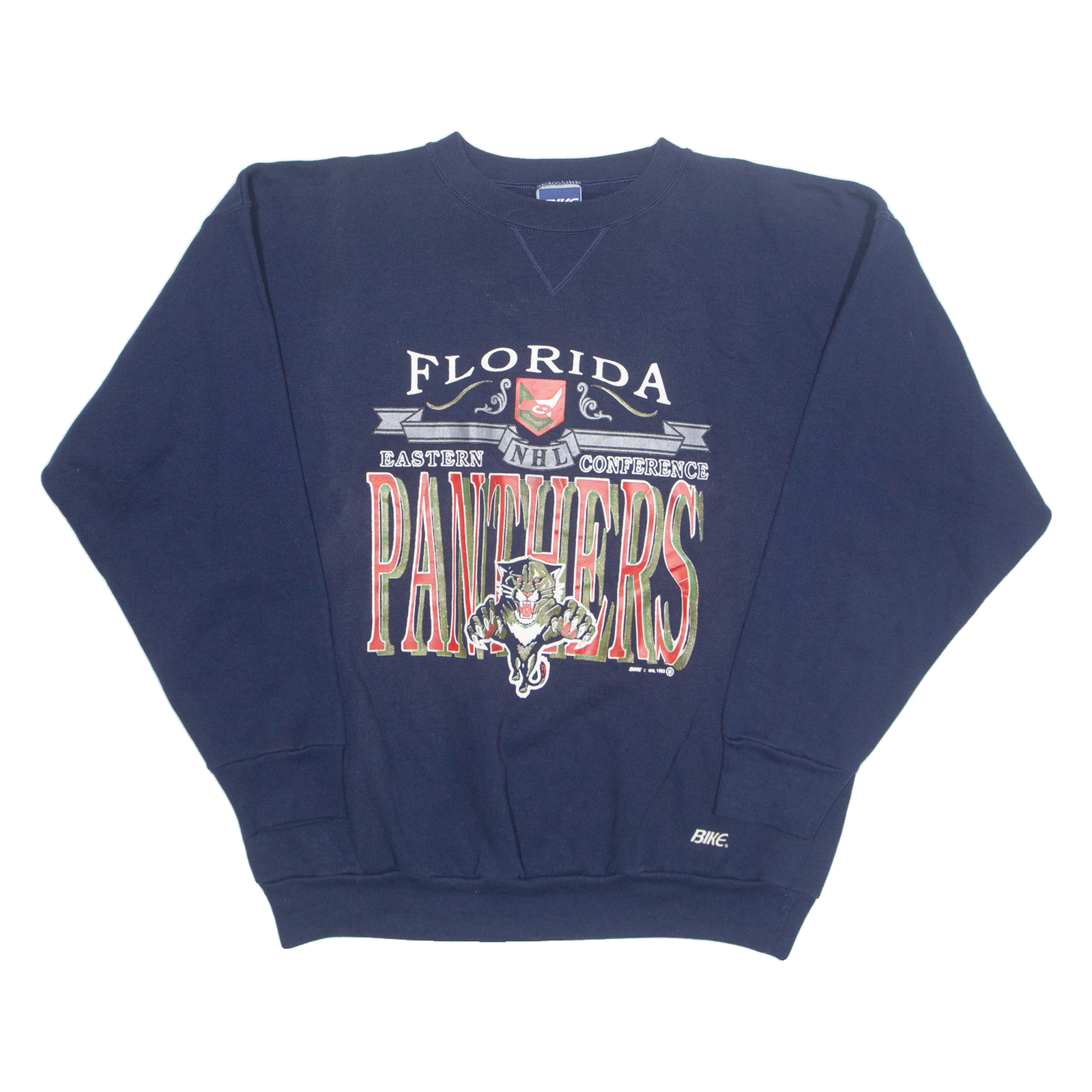BIKE NHL Florida Panthers Mens Sweatshirt Blue 90s USA XL Refurbished - N/A refurbished available on Cerqular