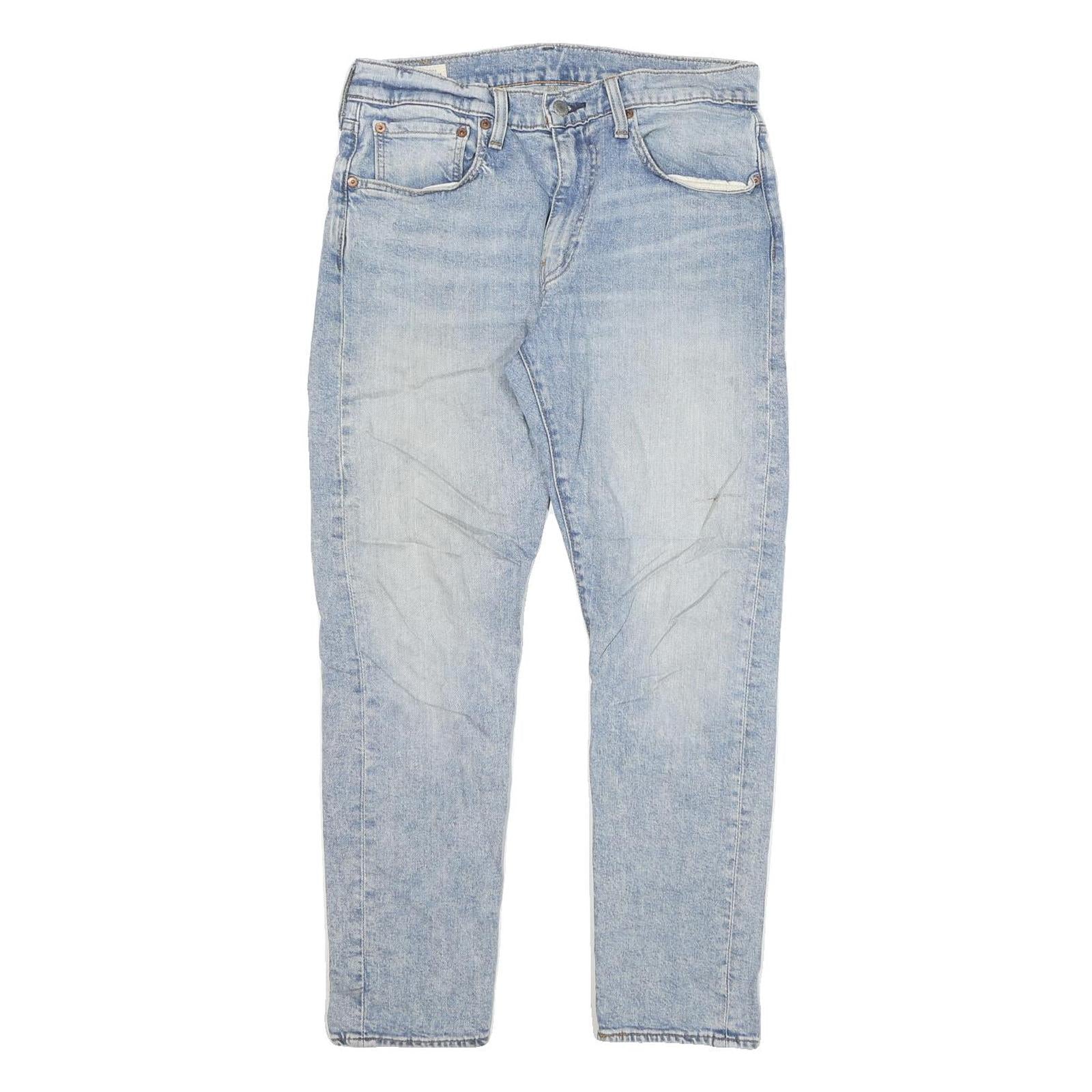 LEVI'S 512 Mens Slim Jeans Blue Denim Light W30 L28 Slim Fit Zip Closure Refurbished - N/A refurbished available on Cerqular