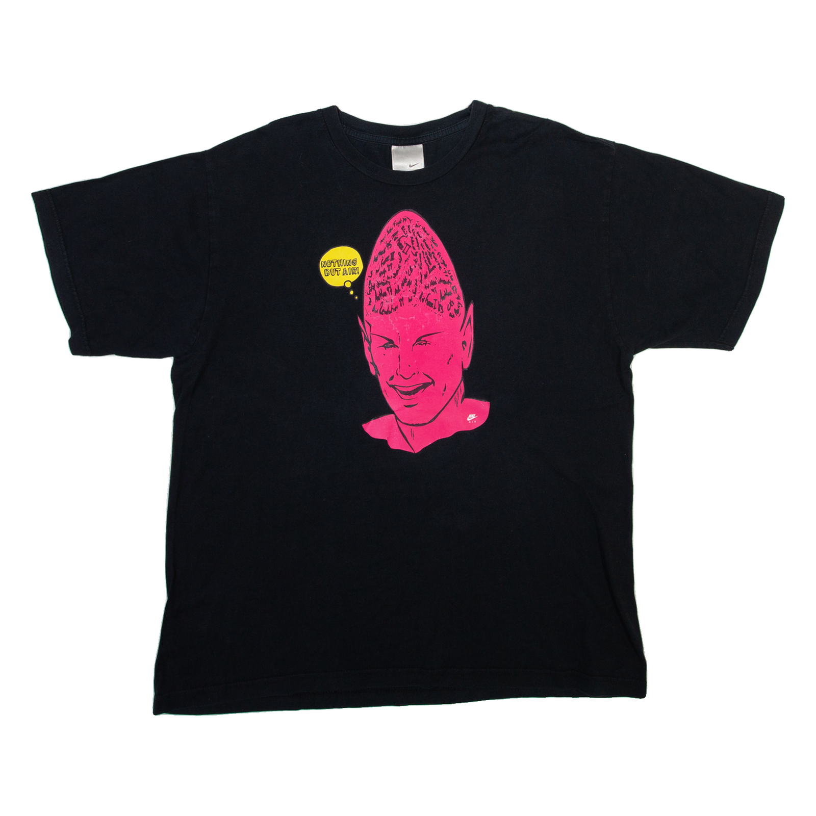 Buy NIKE Air Nothing But Air Mens T-Shirt Black XL Refurbished - $44.19 NIKE Air Nothing But Air Mens T-Shirt Black XL Refurbished - N/A refurbished available on Cerqular