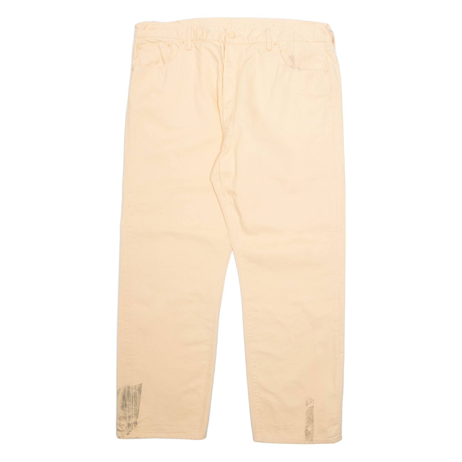 LEVI'S 501 Mens Trousers Orange Relaxed Straight W44 L32 Refurbished - N/A refurbished available on Cerqular