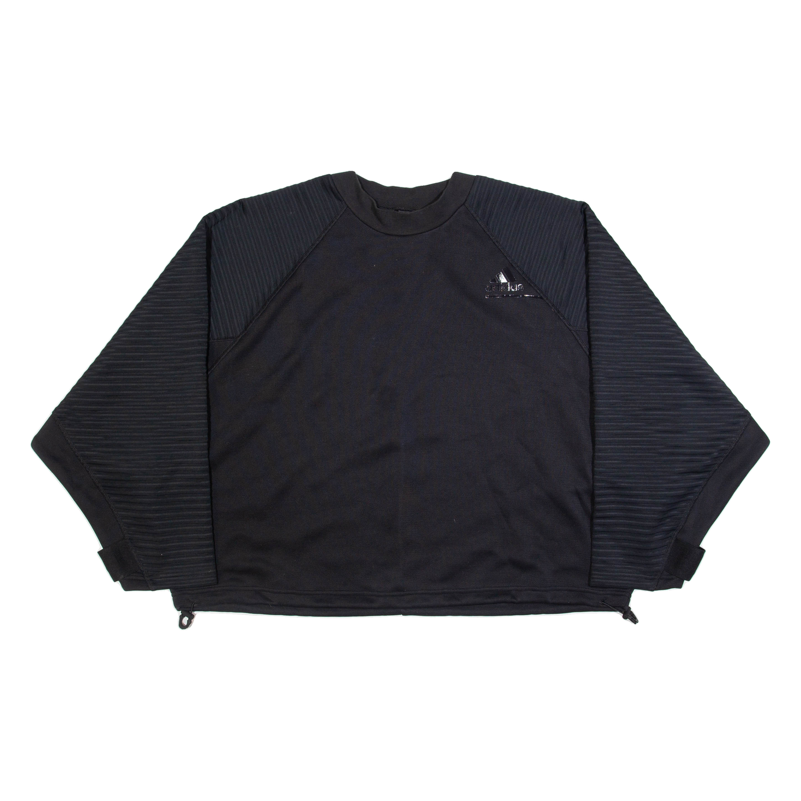 ADIDAS Cropped Womens Sweatshirt Black 2XL Refurbished - N/A refurbished available on Cerqular