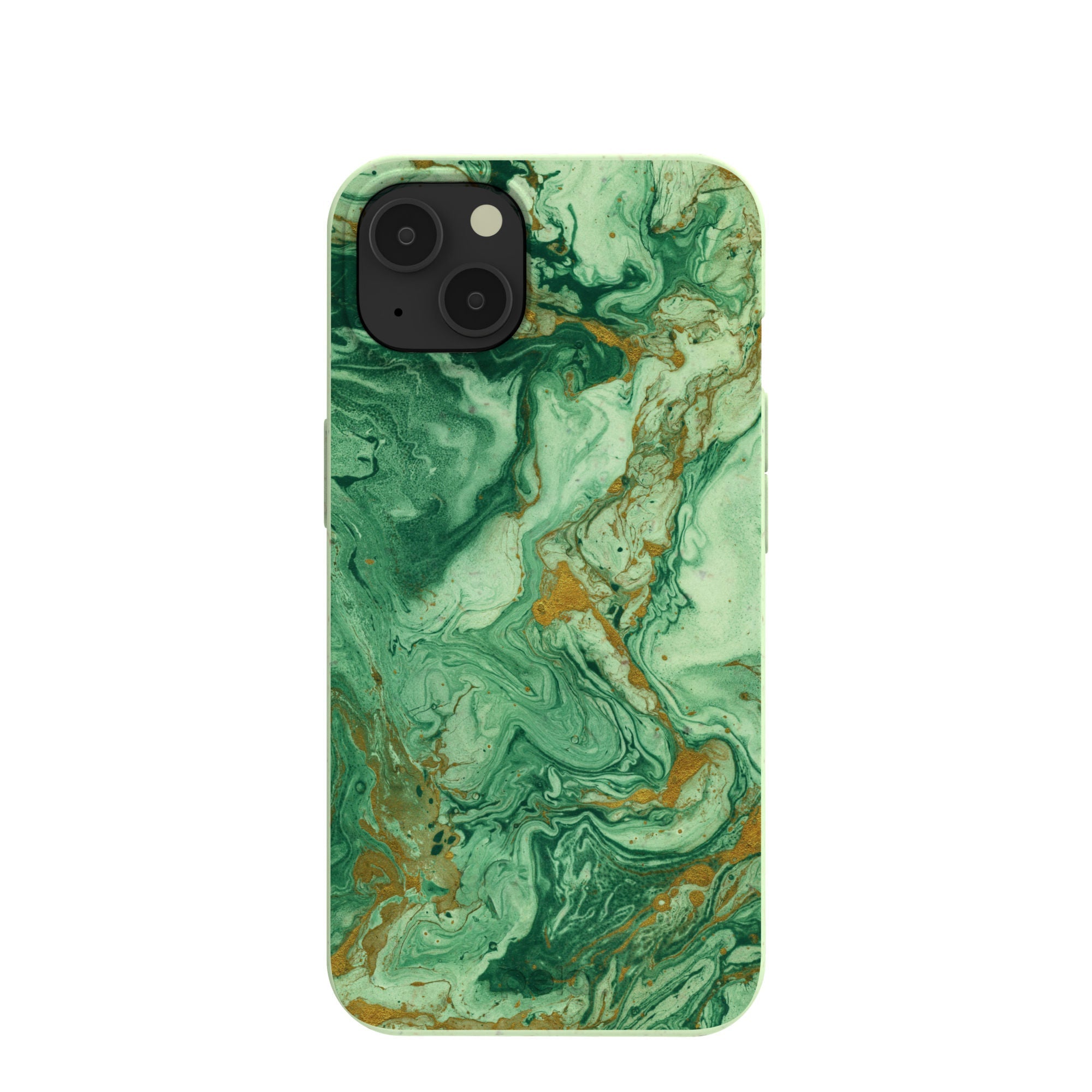 Sage Green Jade iPhone 13 Case Refurbished - Pela Case refurbished available on Cerqular