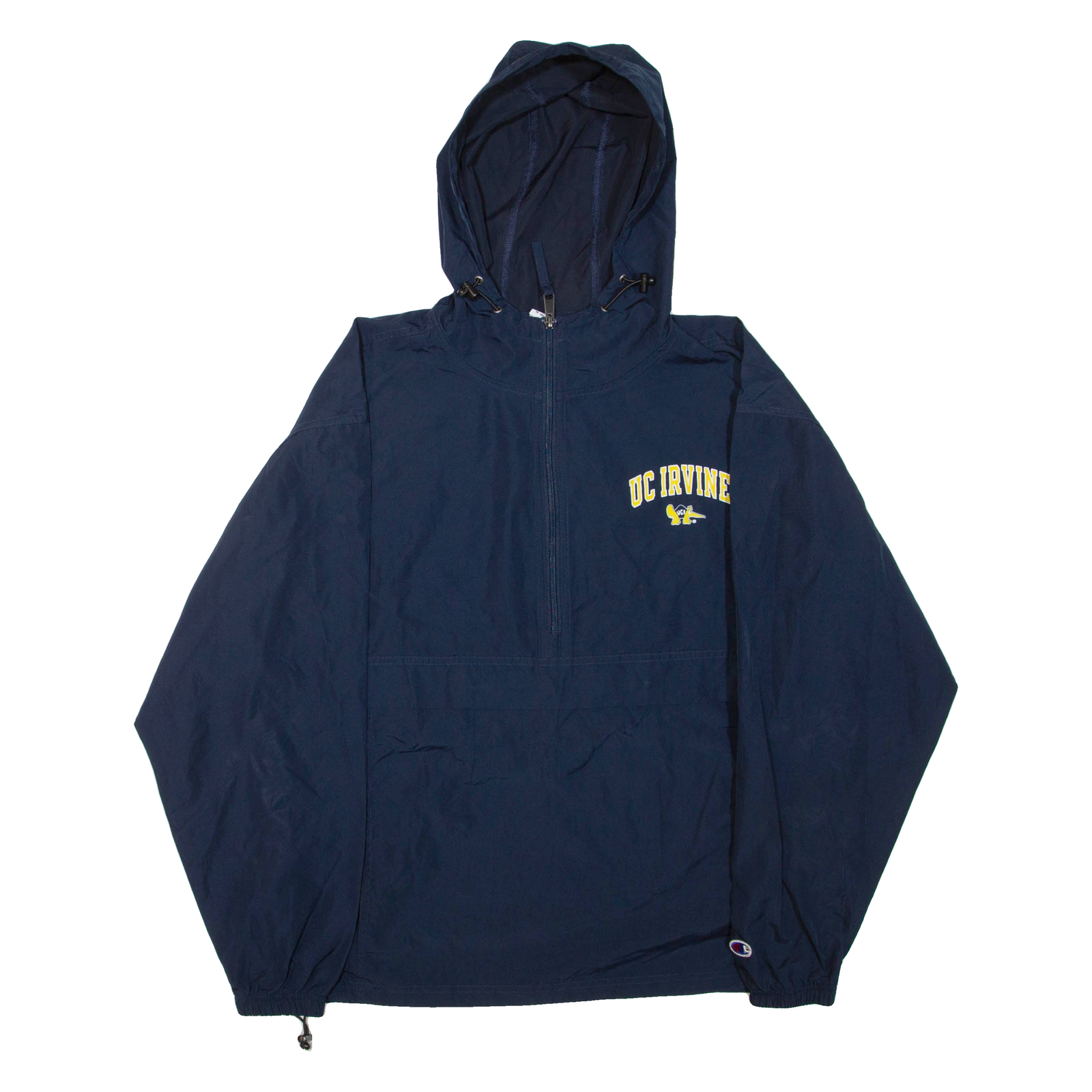 CHAMPION UC Irvine Mens Pullover Jacket Blue USA Hooded M Refurbished - N/A refurbished available on Cerqular